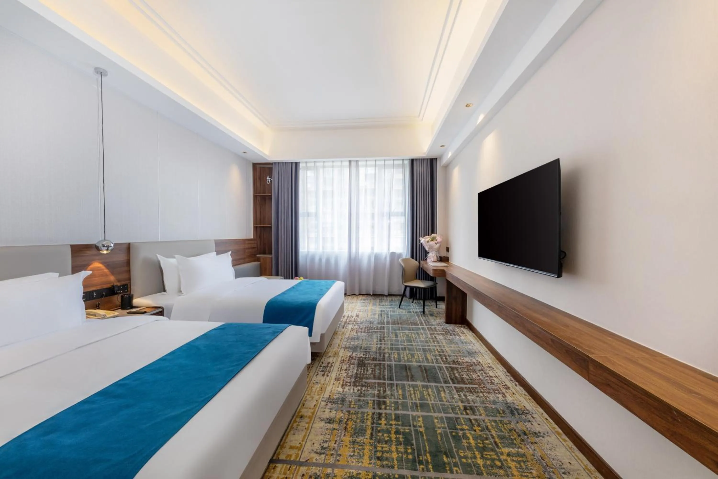 Bedroom, Bed in Fortune Land Shenzhen