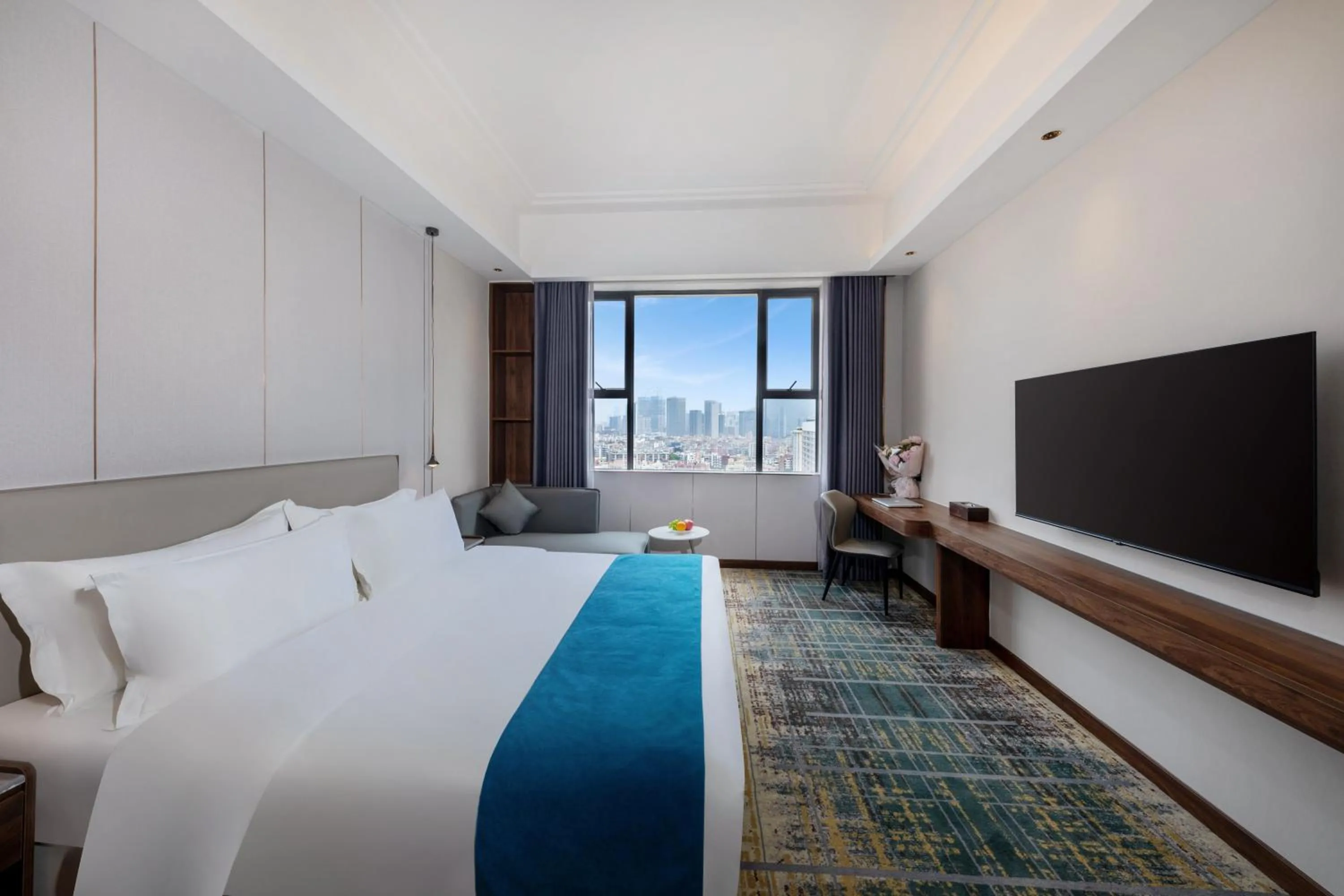 Bedroom, Bed in Fortune Land Shenzhen