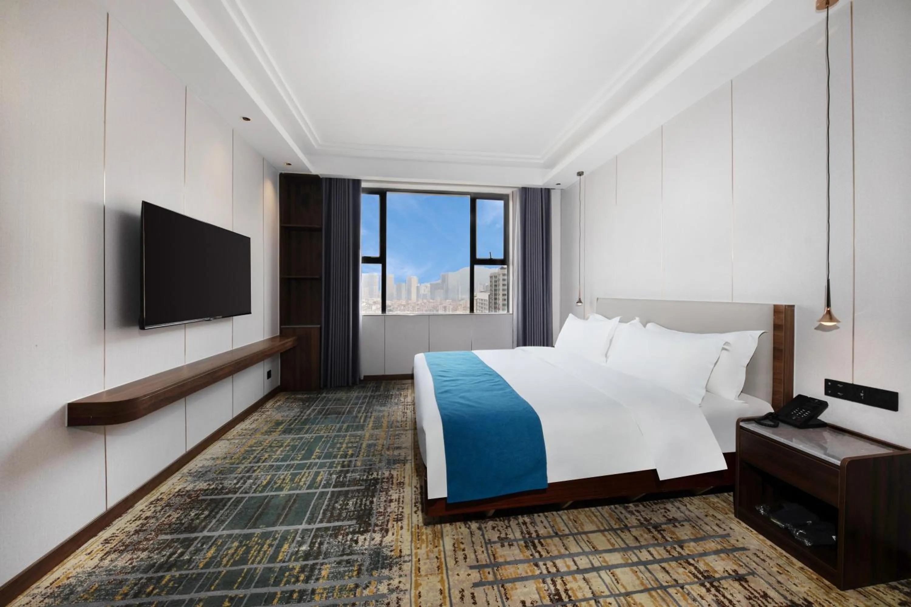 Bedroom, Bed in Fortune Land Shenzhen