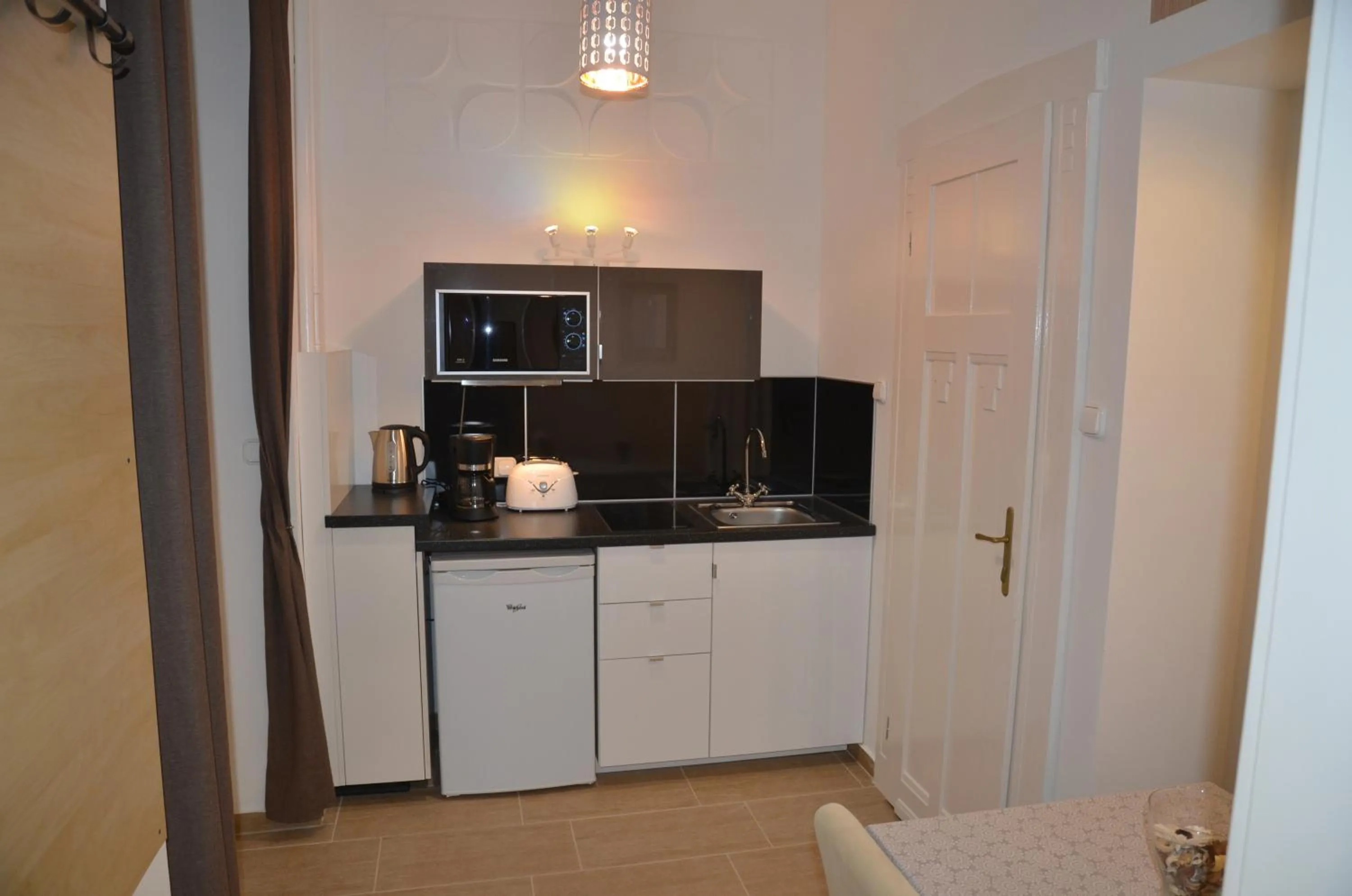 Kitchen or kitchenette in Váci Street Downtown Apartments