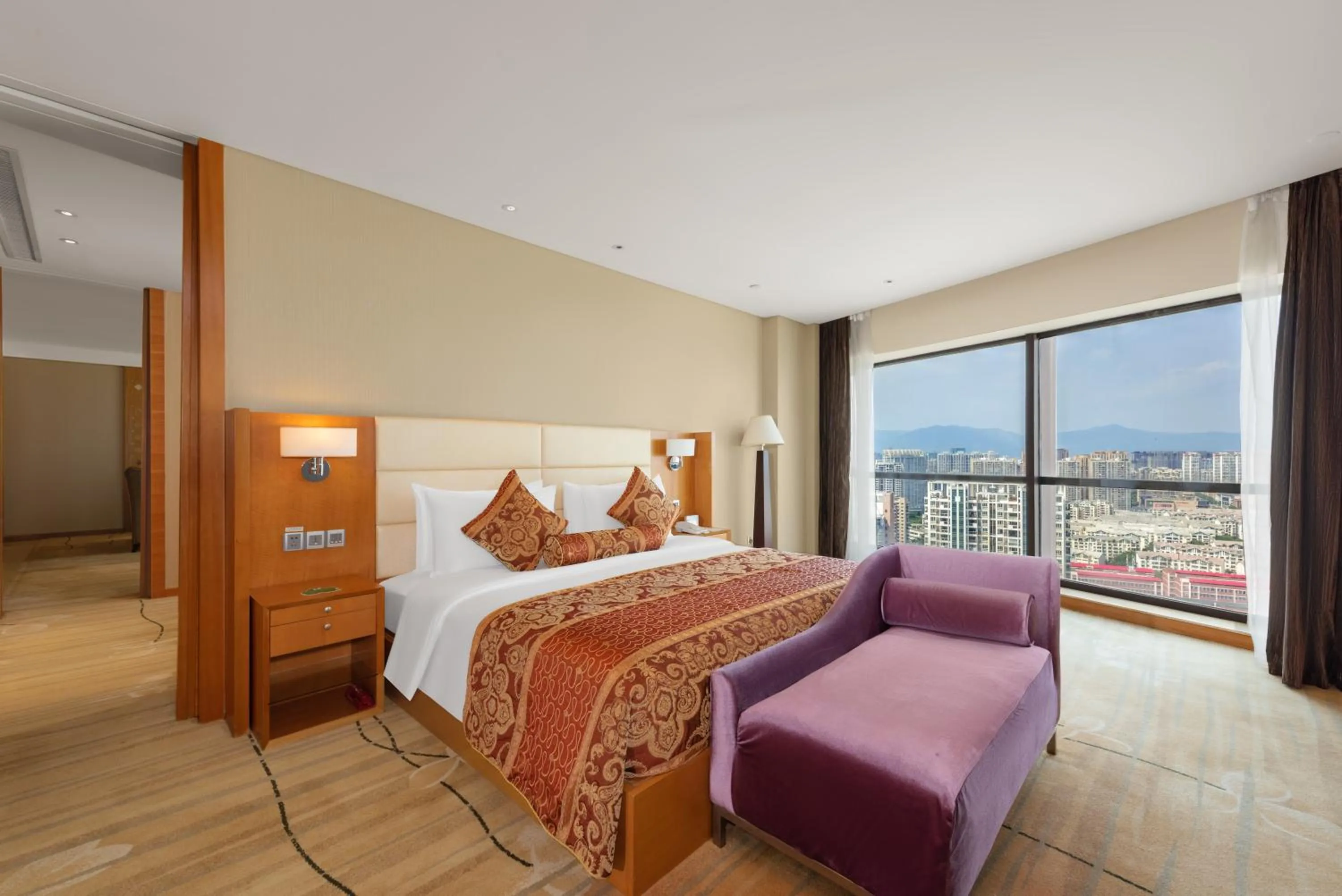 Bedroom, Bed in Wyndham Putian Downtown