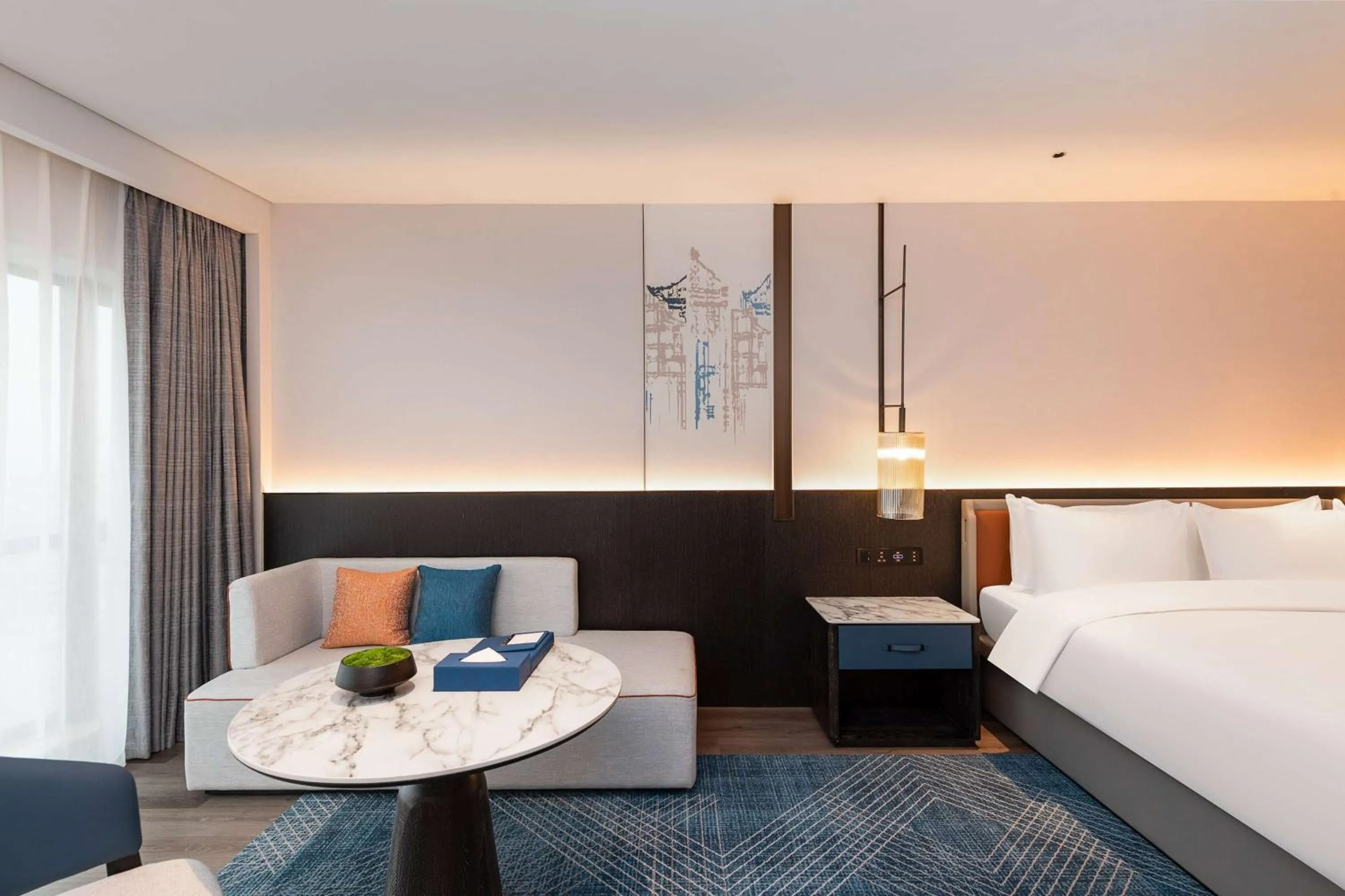 Photo of the whole room, Bed in Wyndham Putian Downtown