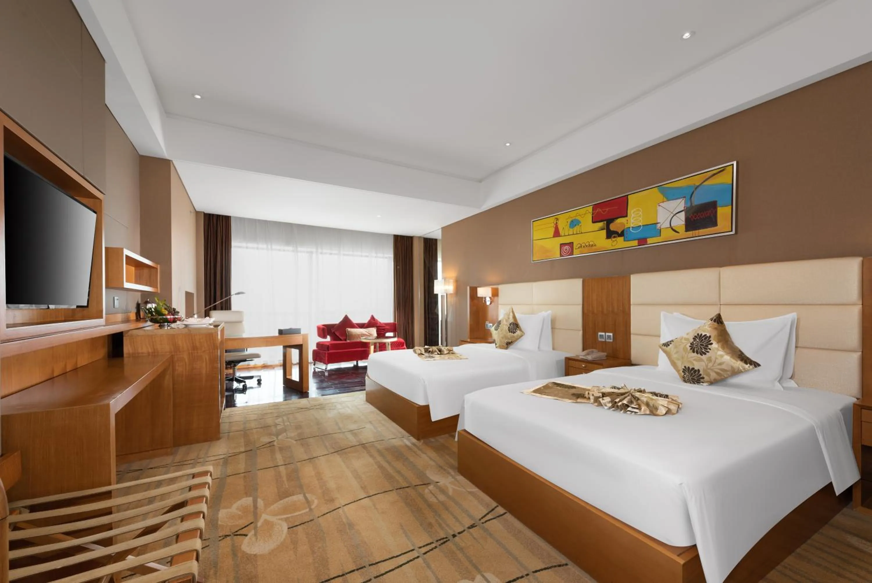 Bedroom, Bed in Wyndham Putian Downtown