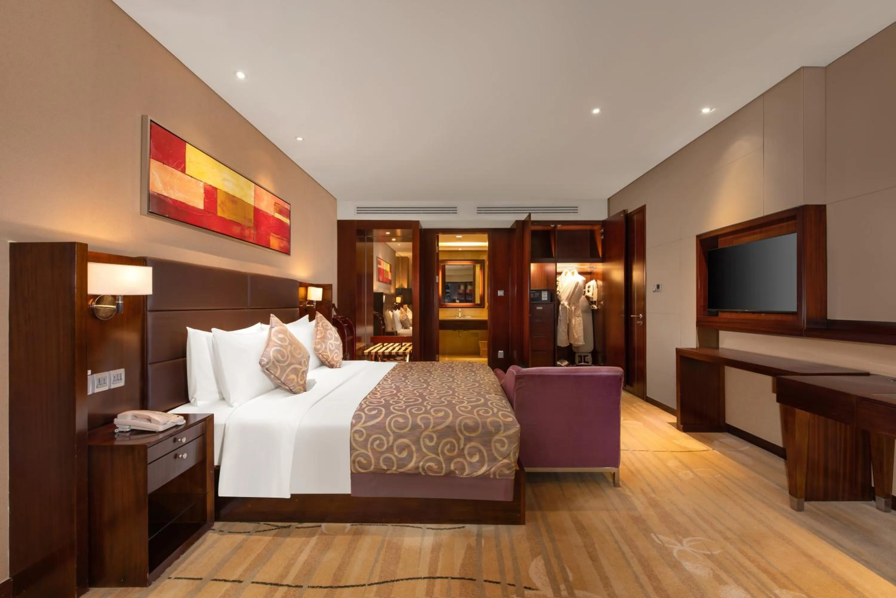 Bedroom, Bed in Wyndham Putian Downtown