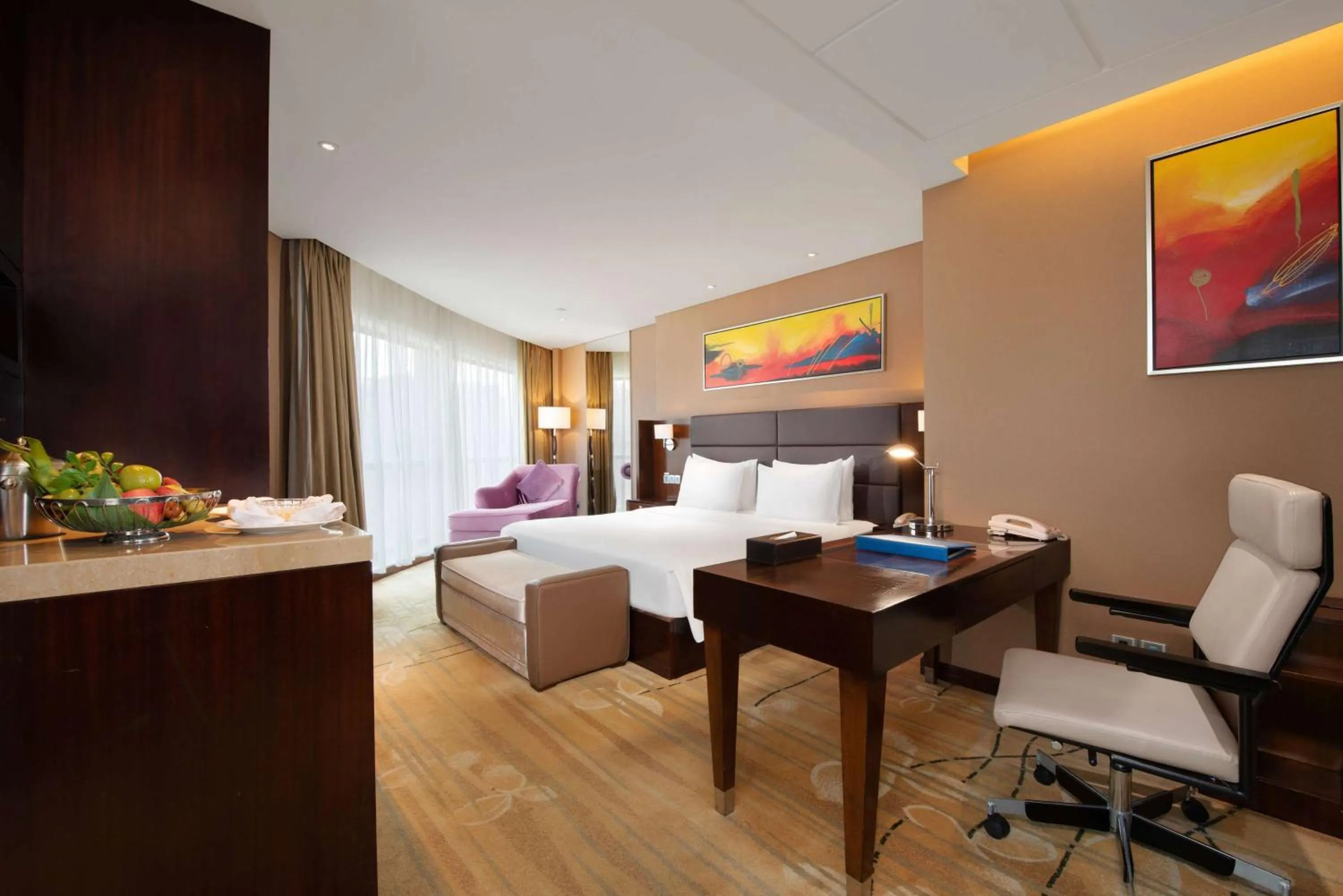 Photo of the whole room, Bed in Wyndham Putian Downtown