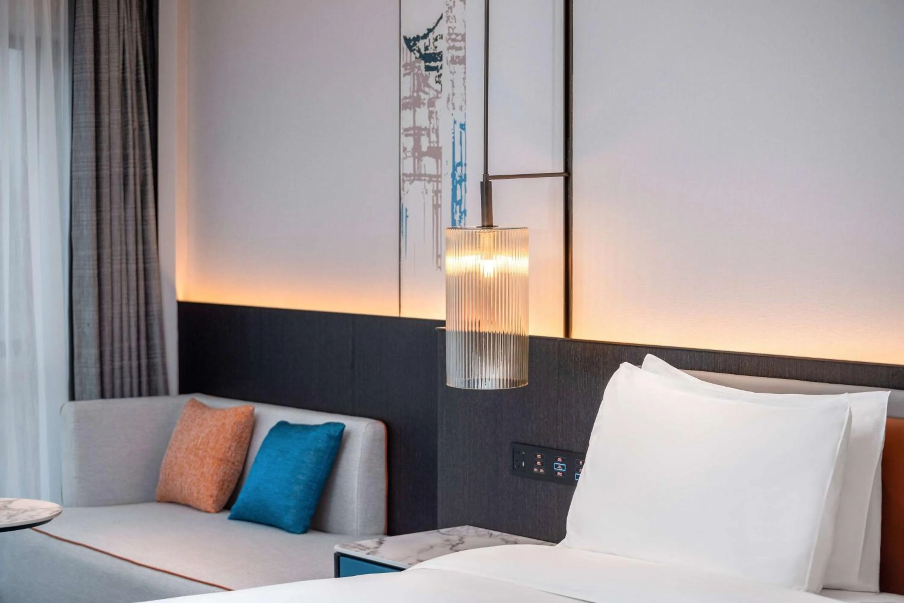 Photo of the whole room, Bed in Wyndham Putian Downtown