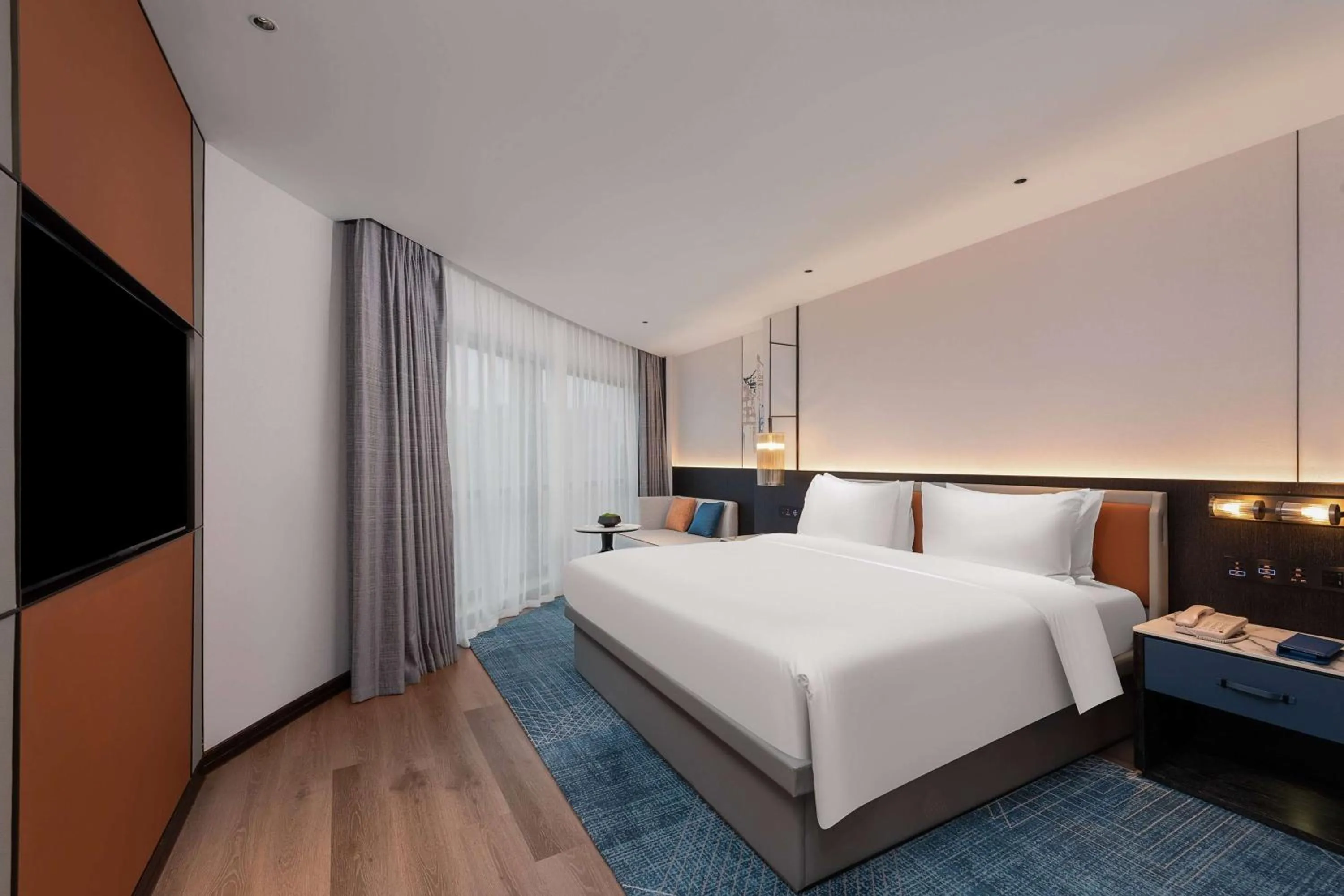 Photo of the whole room, Bed in Wyndham Putian Downtown