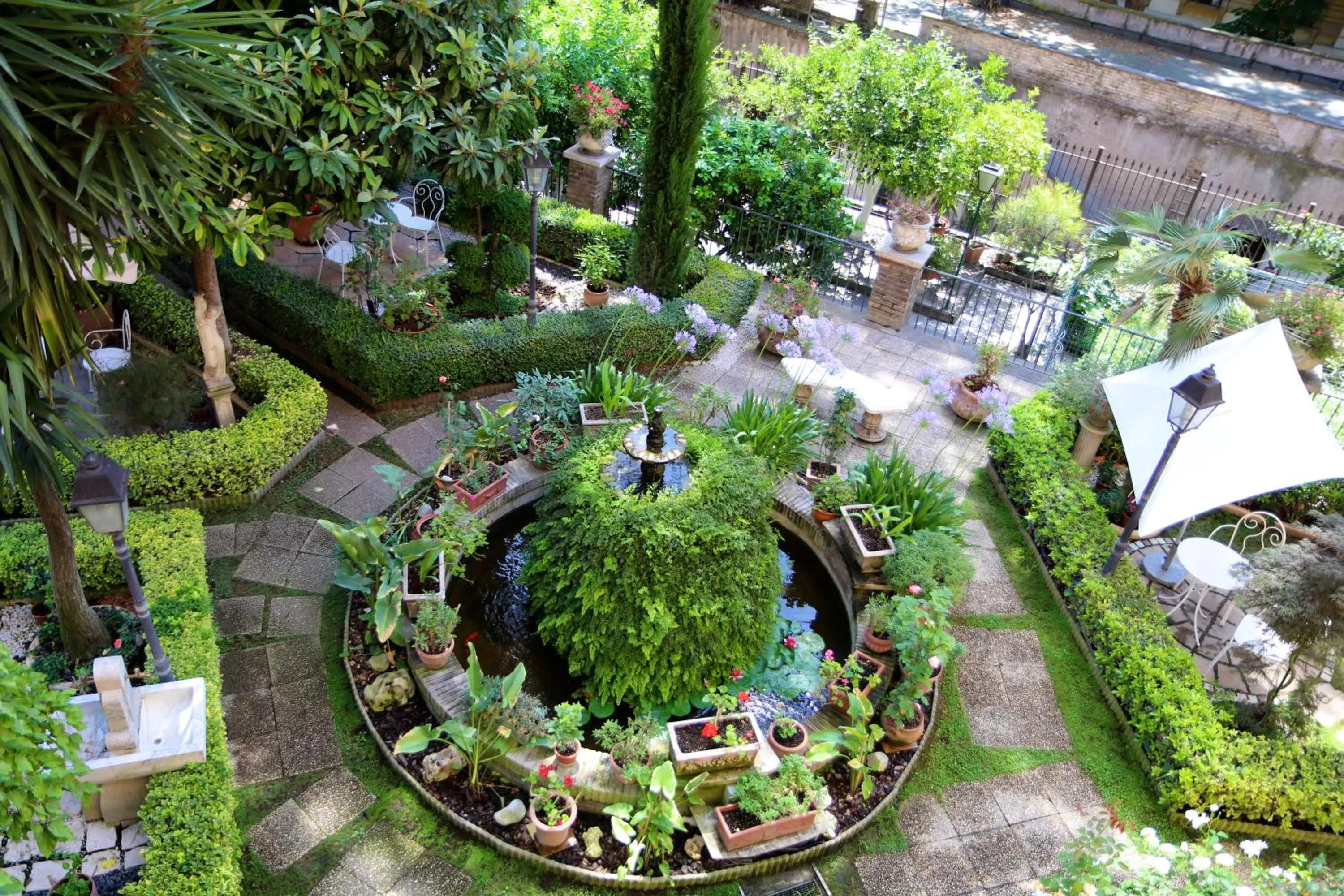 Garden in Villa Matissa