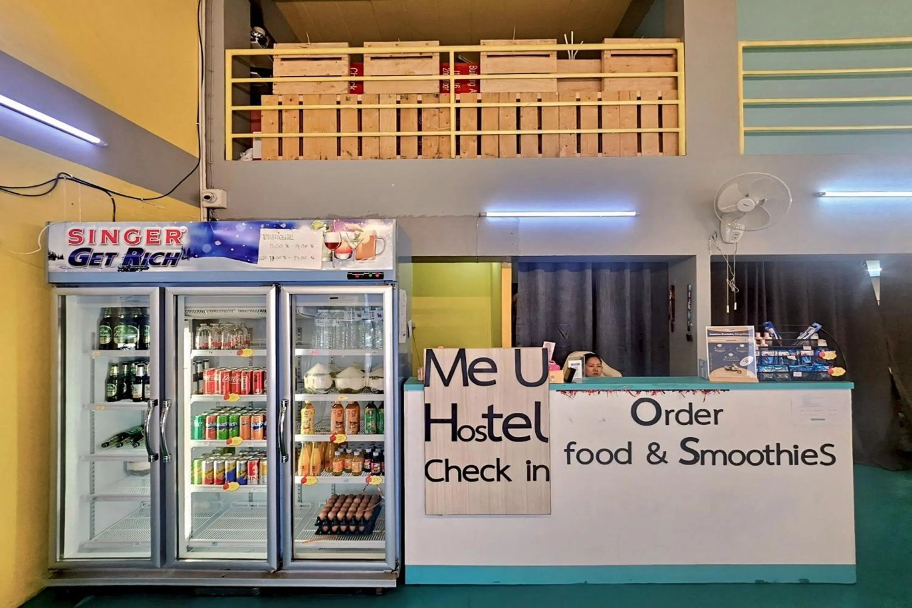 Lobby or reception in Me U Hostel