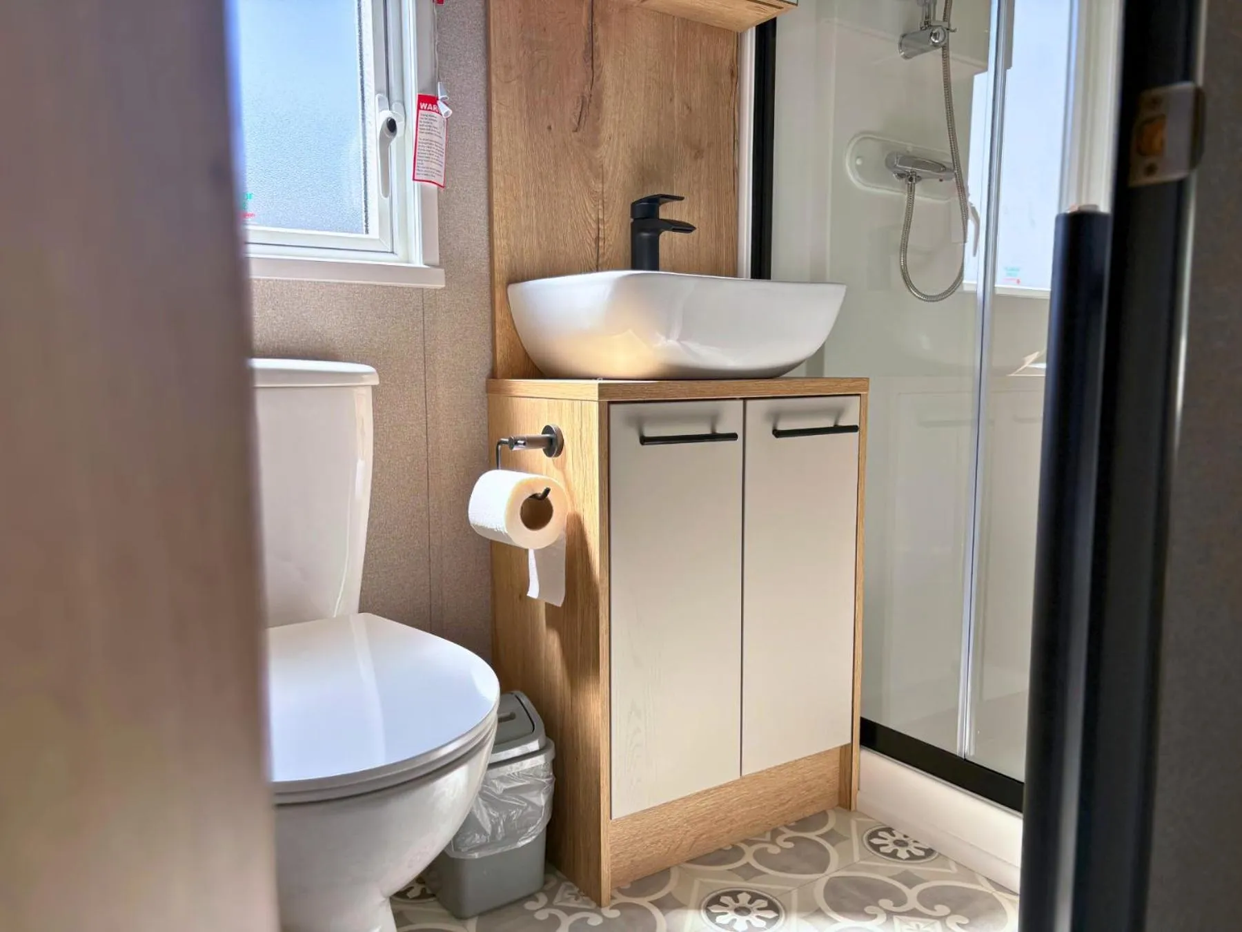 Bathroom in Linwater Caravan Park - Luxury Lodges and Static Caravans near Edinburgh