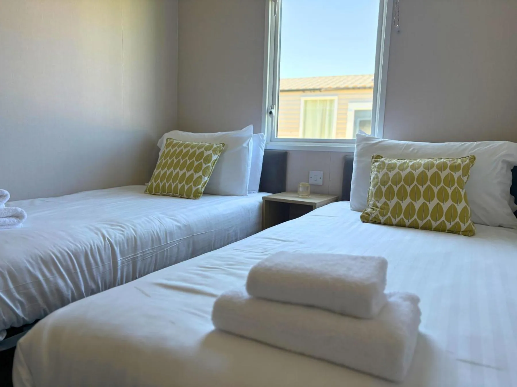 Bed in Linwater Caravan Park - Luxury Lodges and Static Caravans near Edinburgh