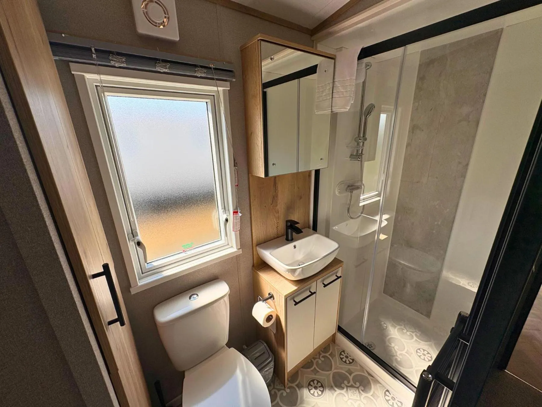 Bathroom in Linwater Caravan Park - Luxury Lodges and Static Caravans near Edinburgh