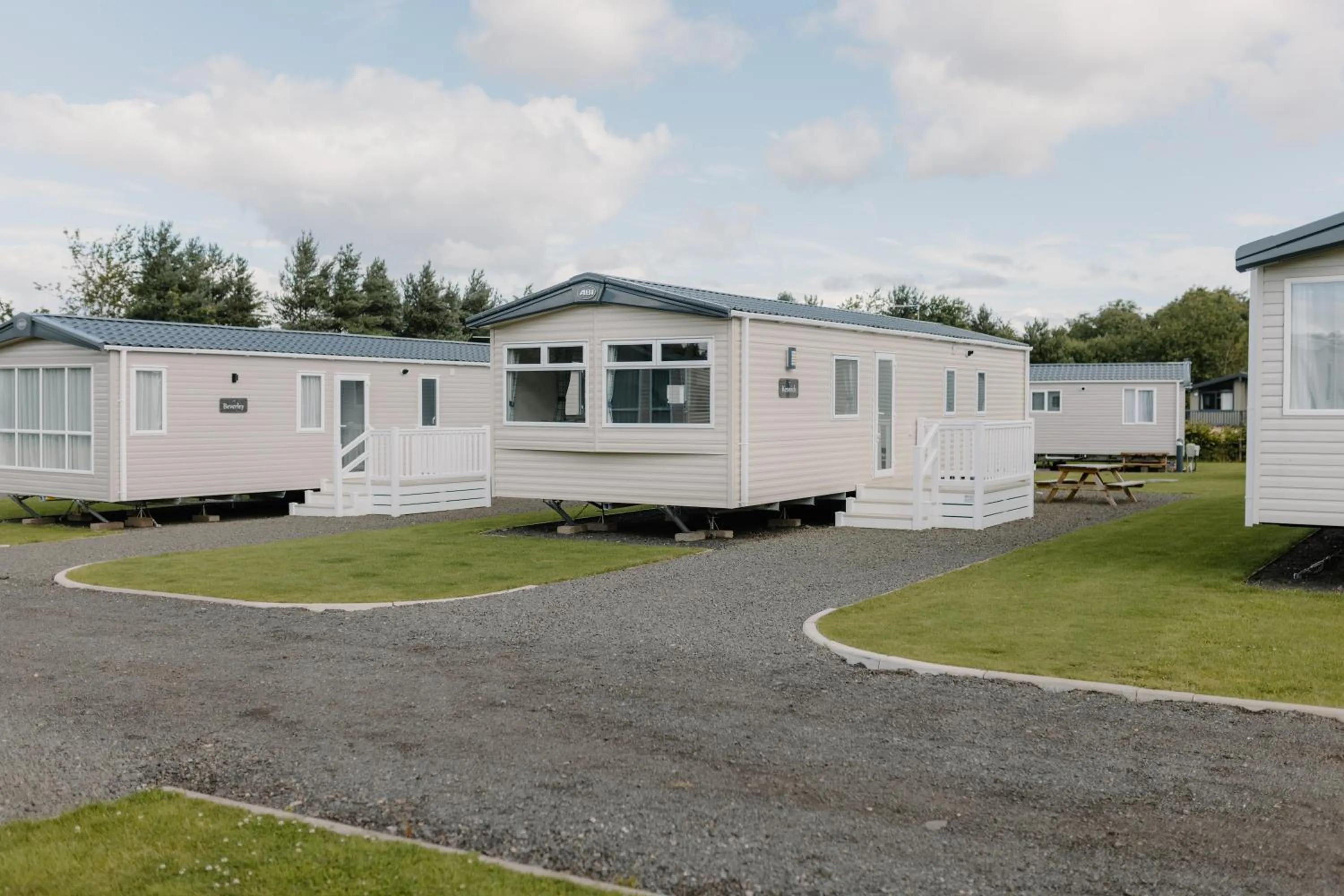 Property building in Linwater Caravan Park - Luxury Lodges and Static Caravans near Edinburgh