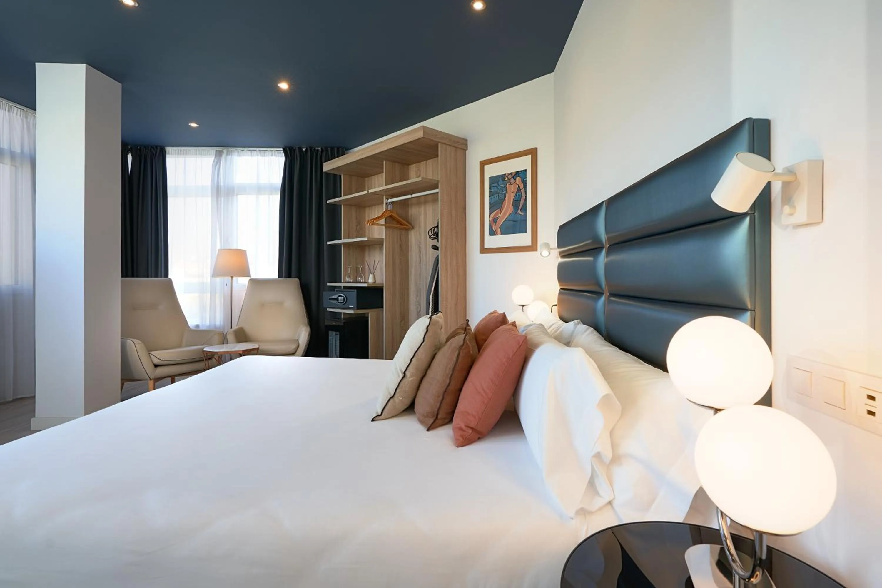 Bed in Hotel Pasarela