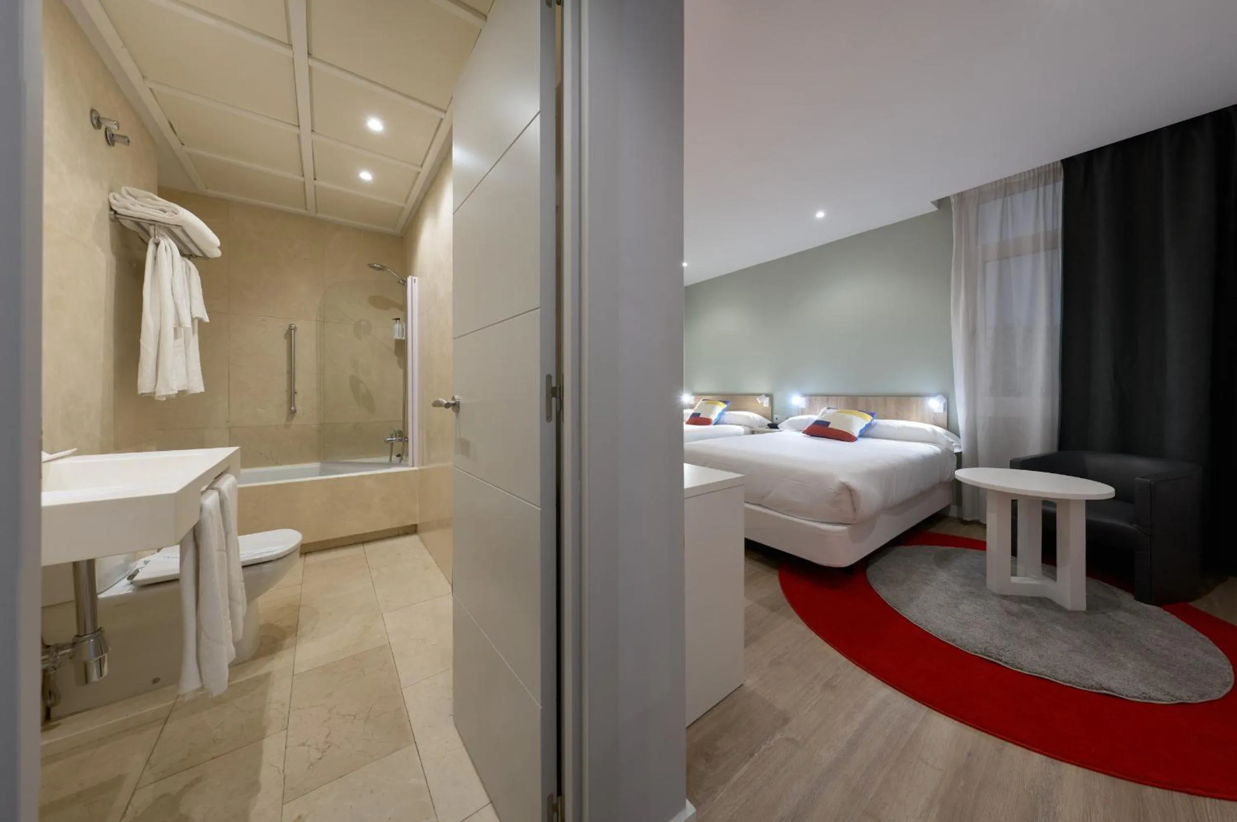 Bed in Hotel Pasarela