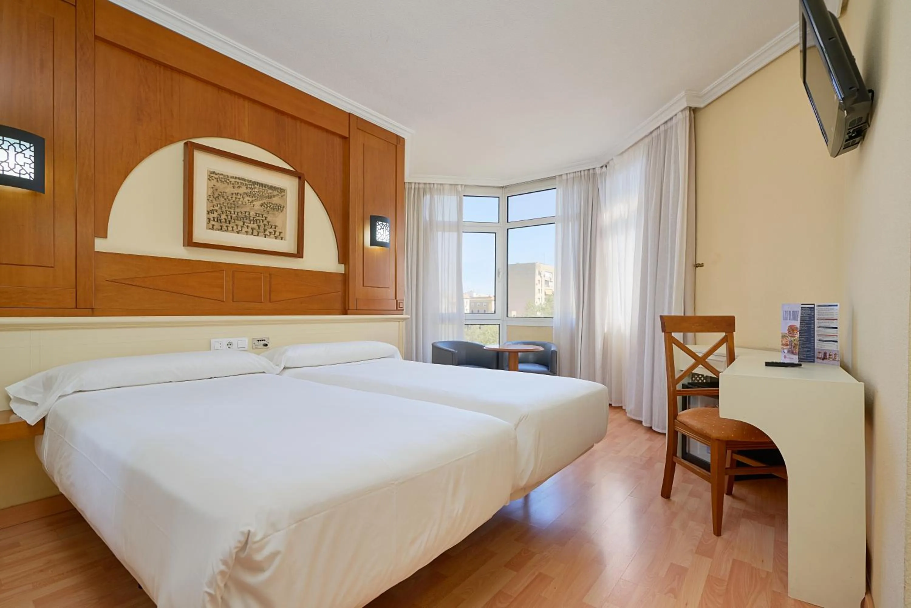 Bedroom, Bed in Hotel Pasarela