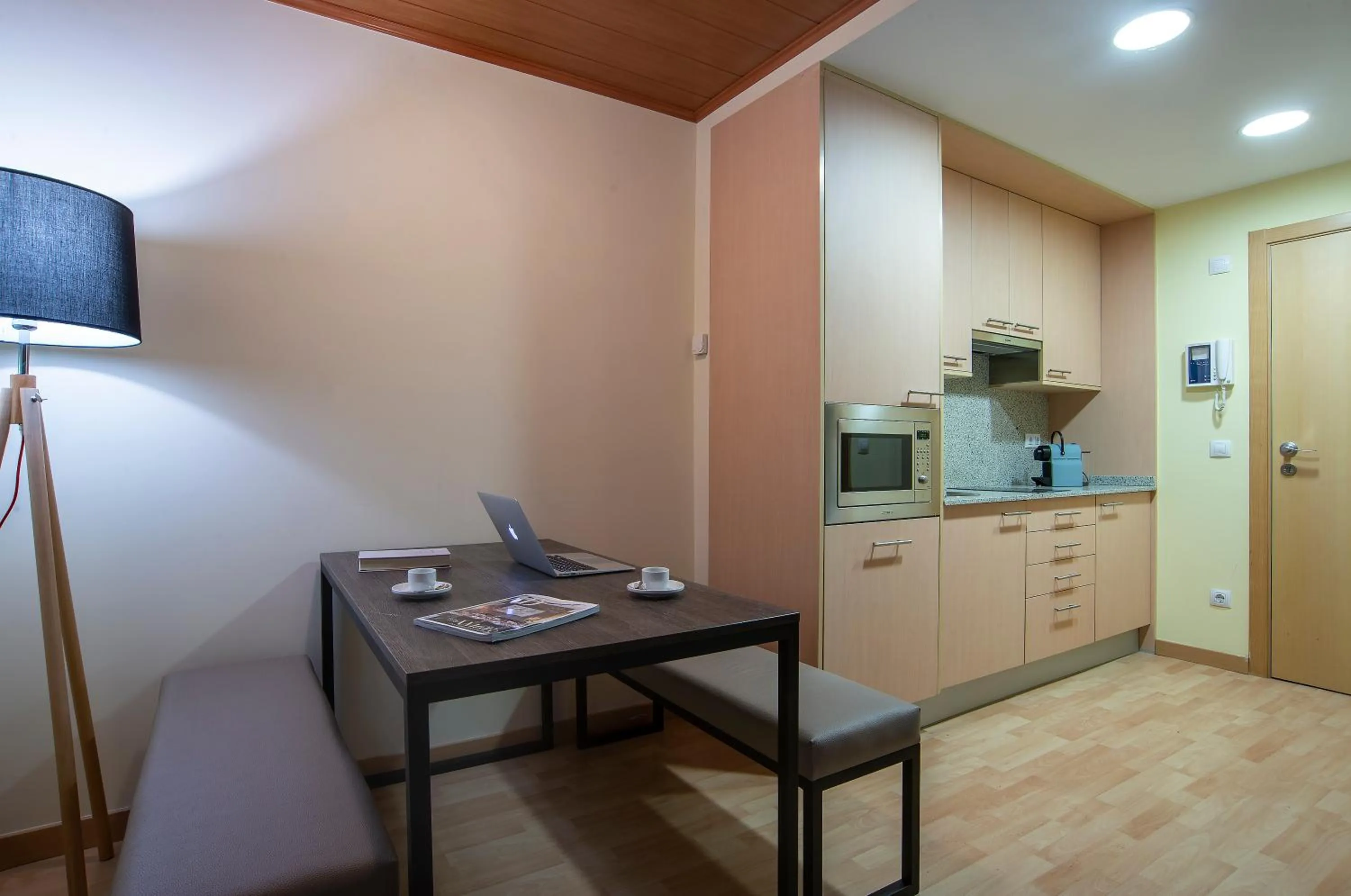 Kitchen or kitchenette in Pierre & Vacances Pas de la Casa Princesa