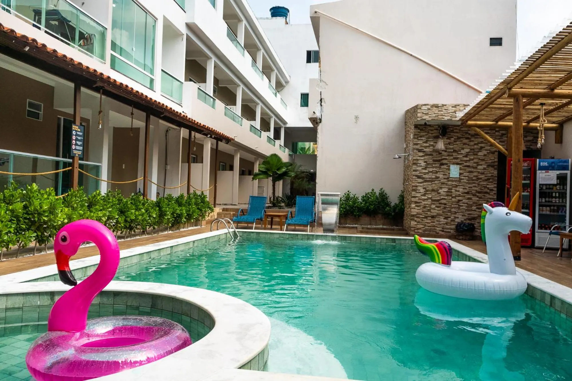 Swimming pool in Pousada Concha Dourada