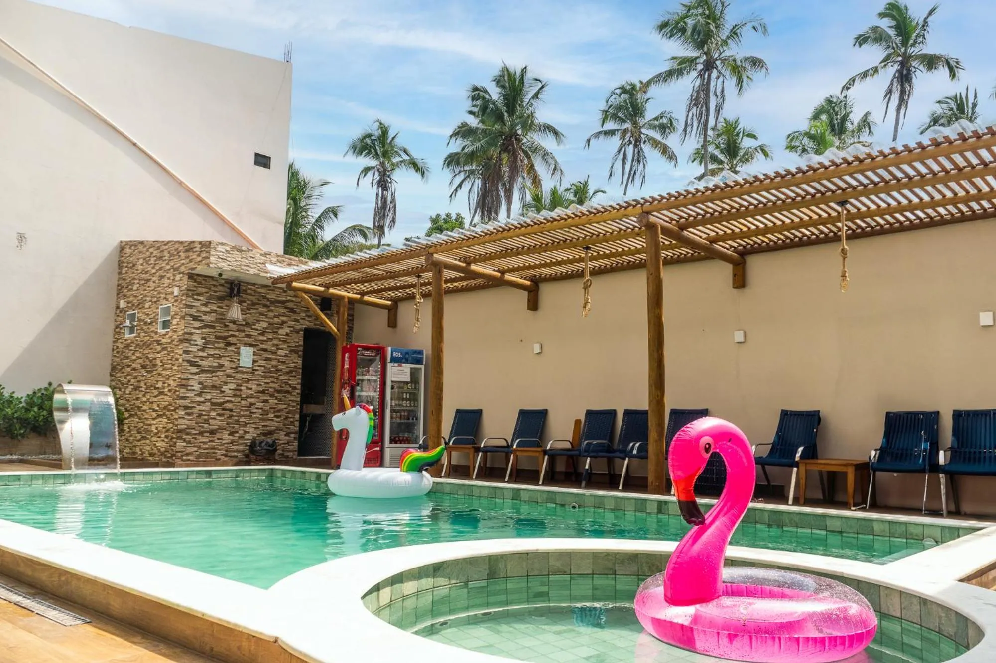 Swimming pool in Pousada Concha Dourada