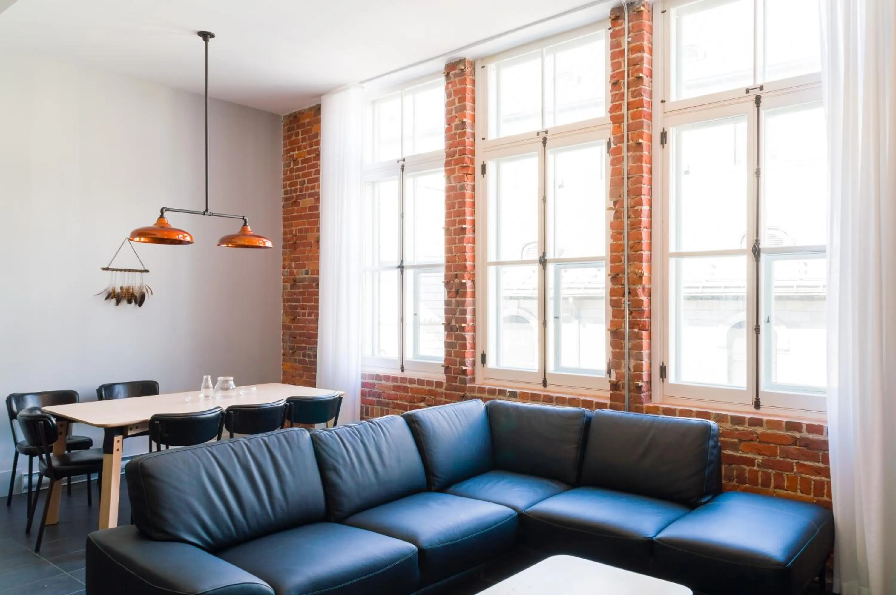 Living room in Les Lofts du Trésor - Par Les Lofts Vieux-Québec