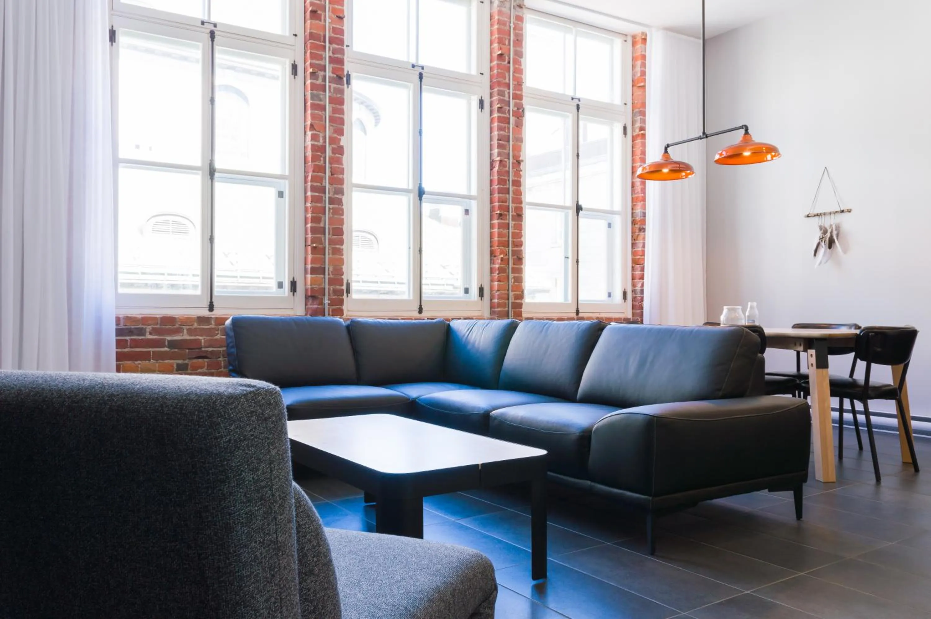 Living room in Les Lofts du Trésor - Par Les Lofts Vieux-Québec