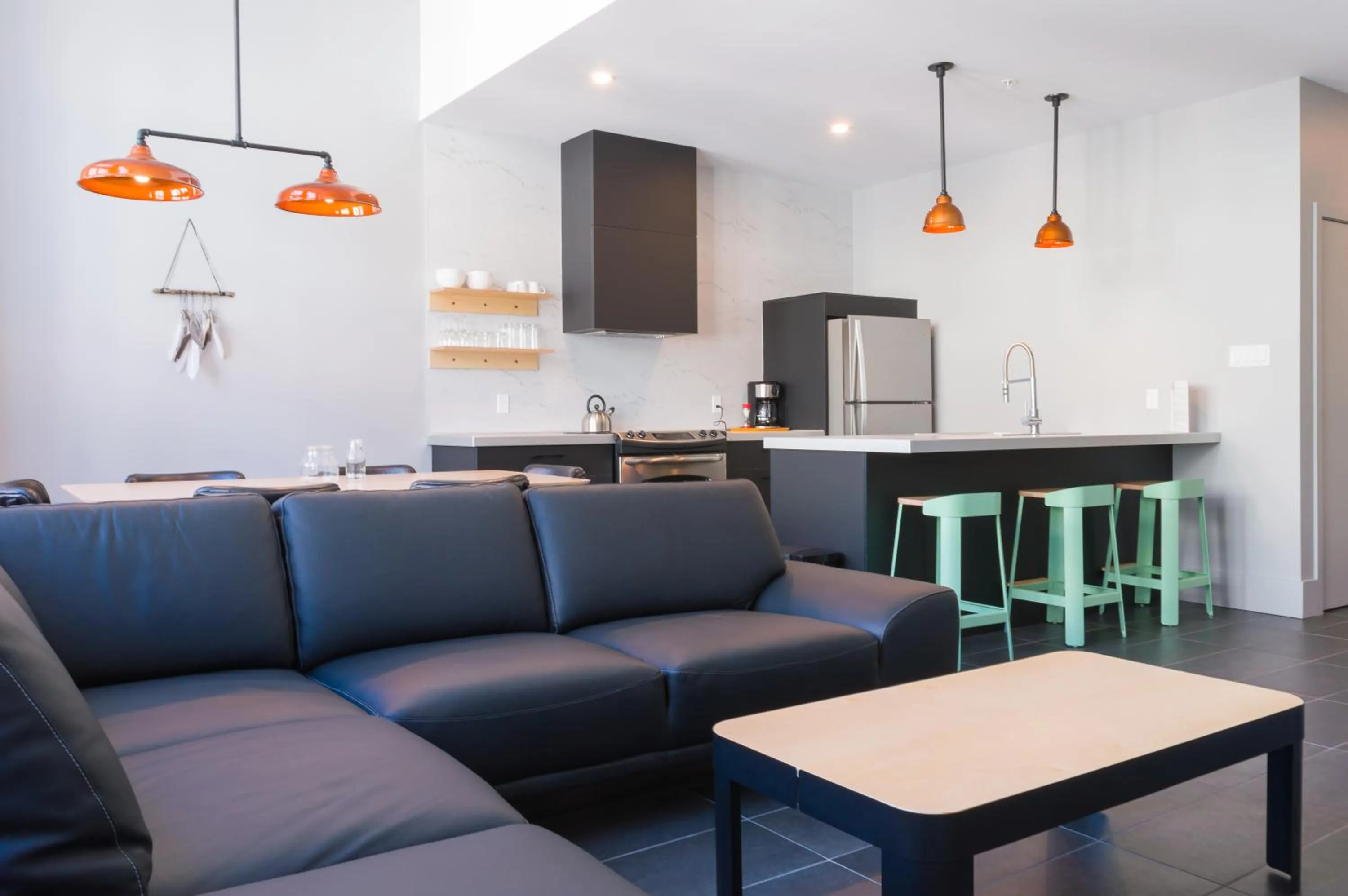Living room in Les Lofts du Trésor - Par Les Lofts Vieux-Québec