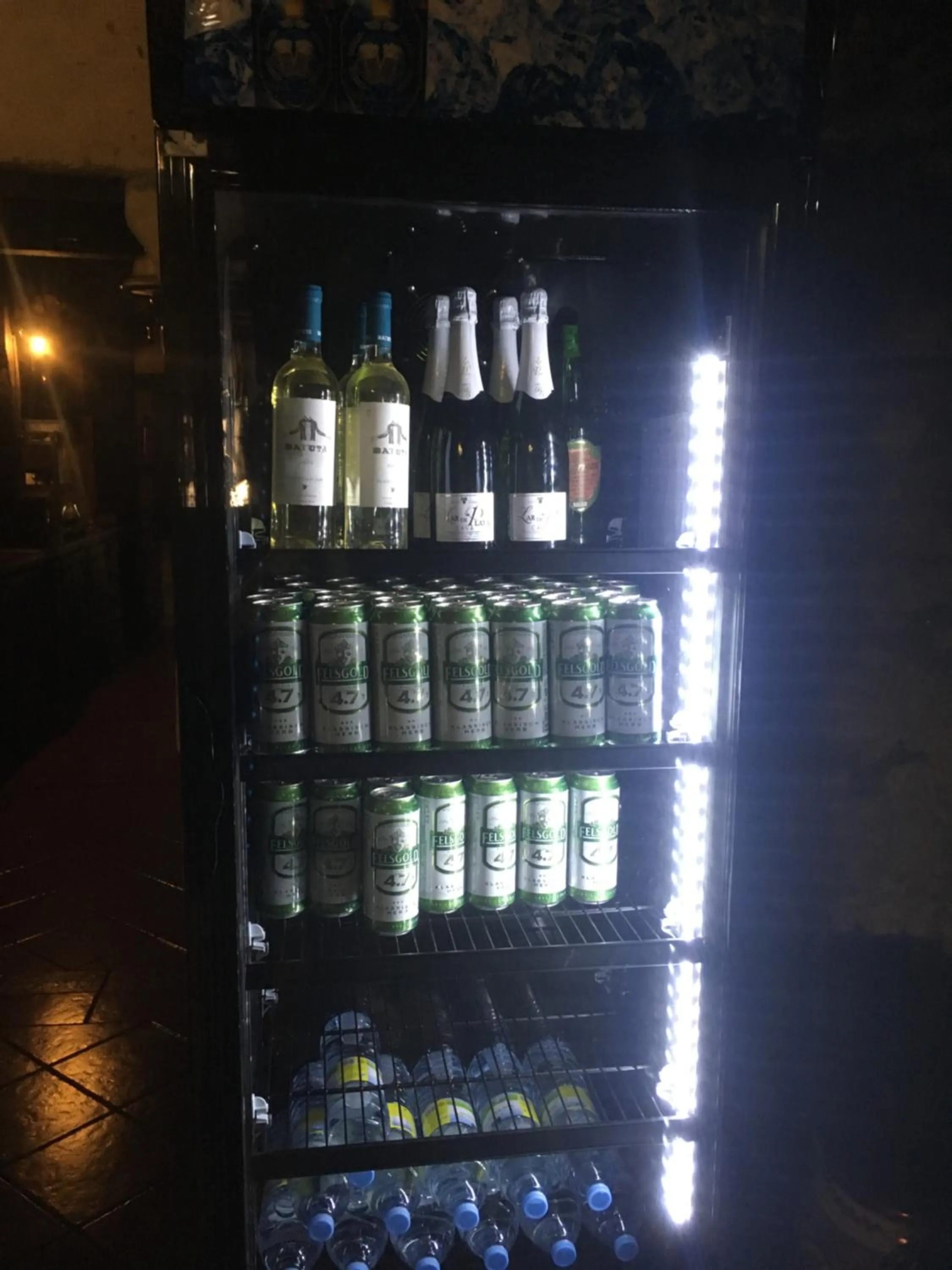 Drinks in Albergue Gándara