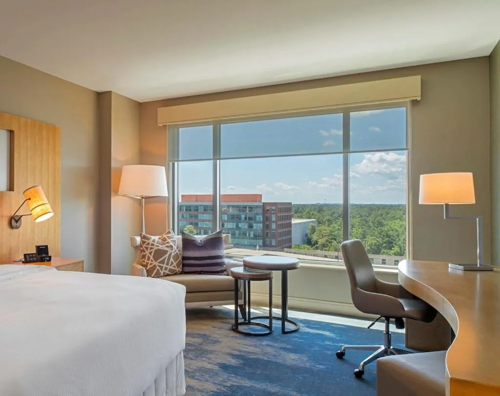 View (from property/room), Bed in The Westin at The Woodlands