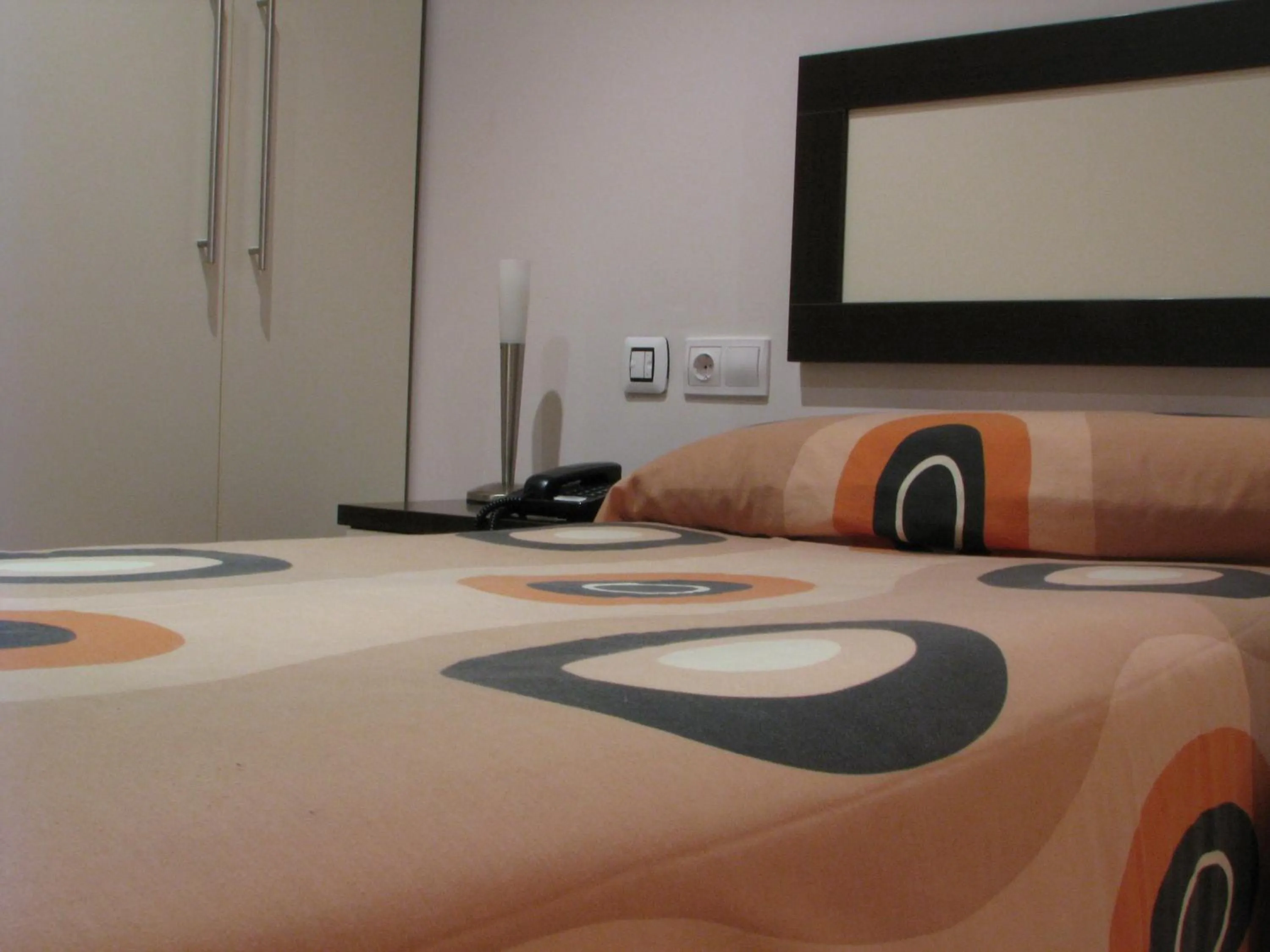 Bed in Hotel Elizalde