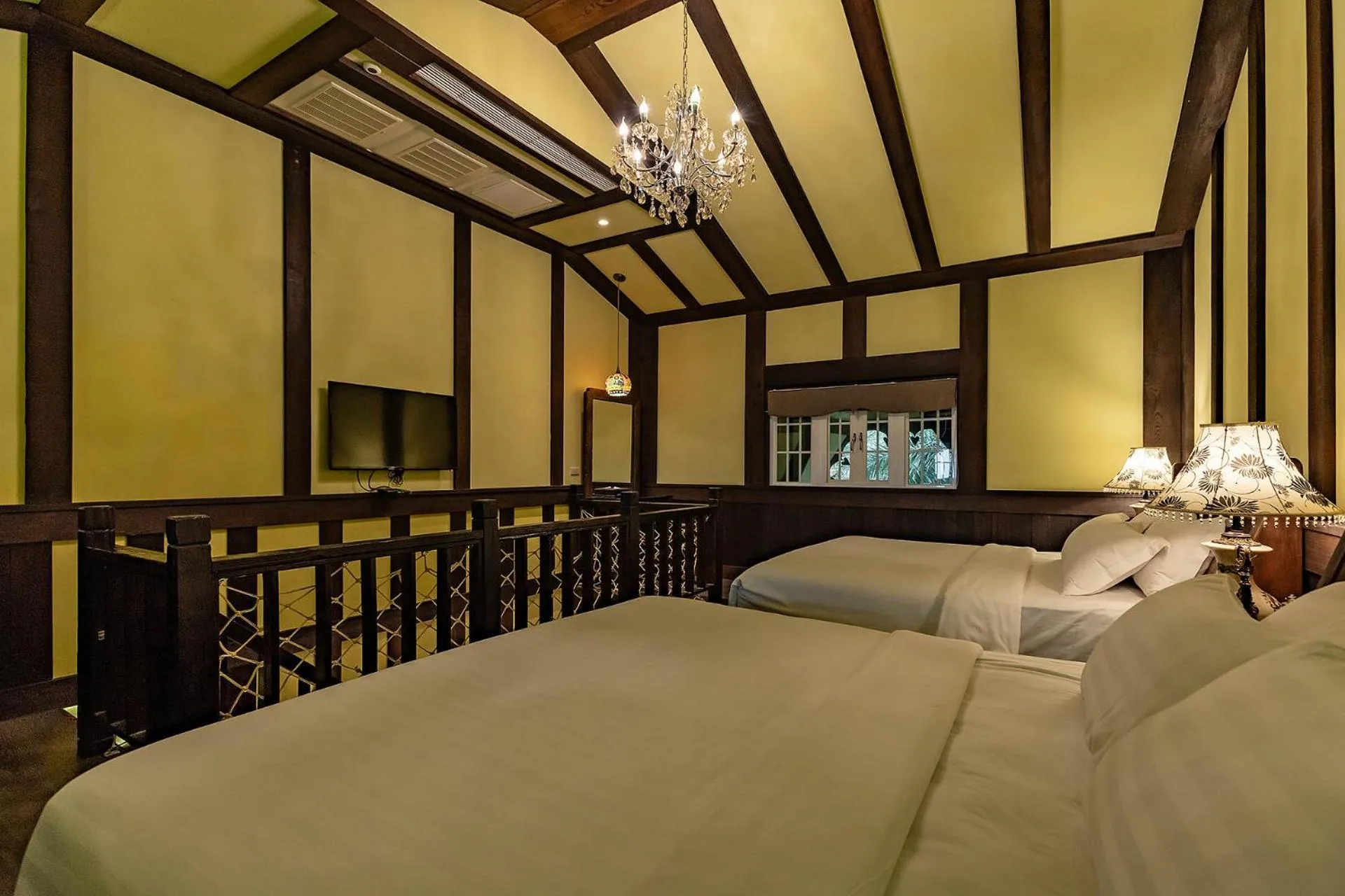 Bed in Tudor Villa