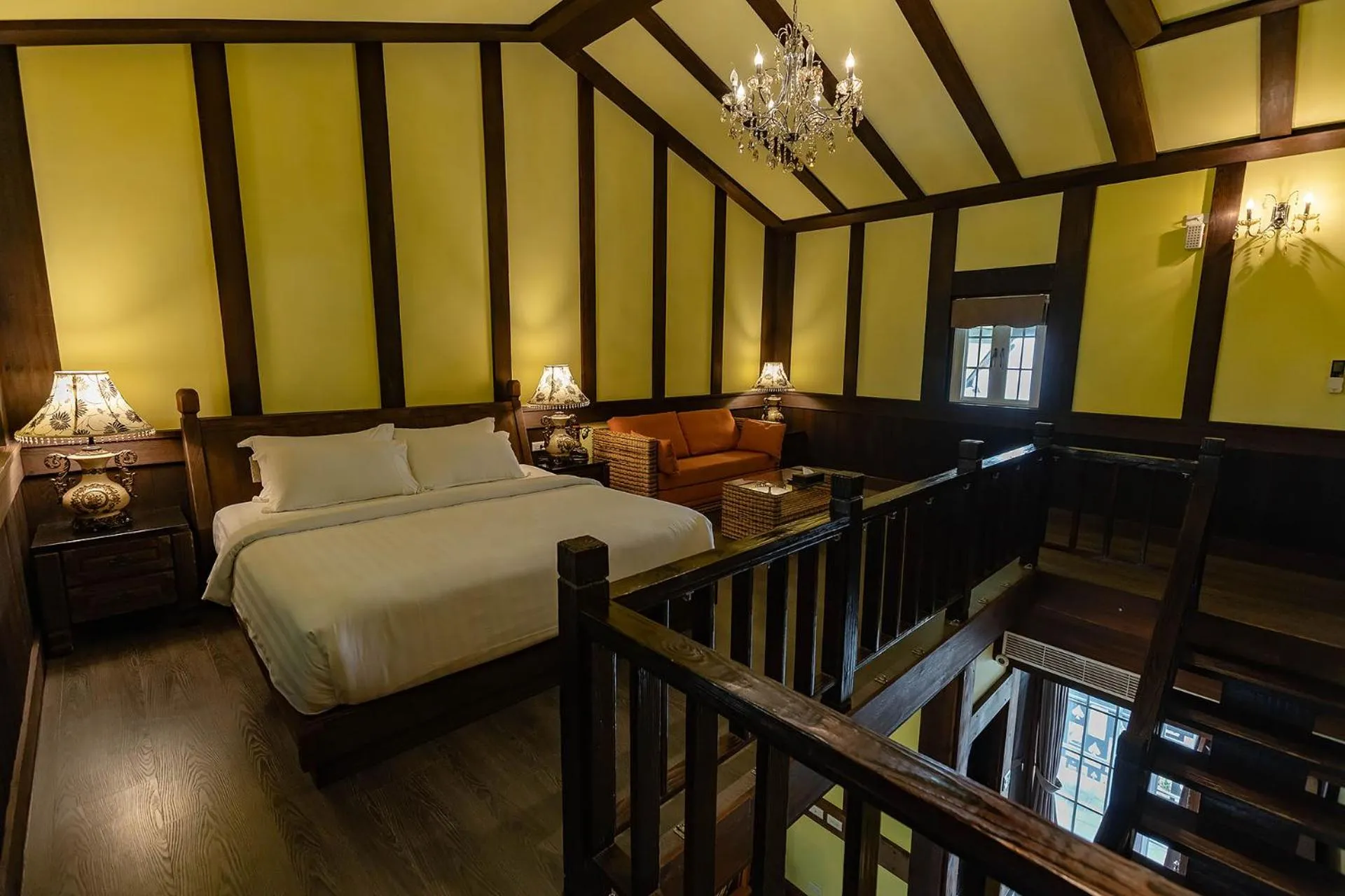Bed in Tudor Villa