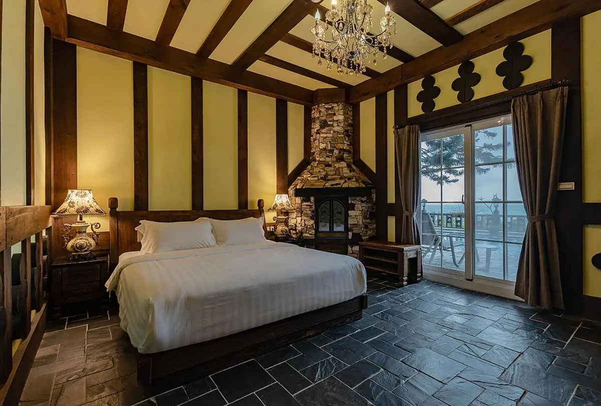 Bed in Tudor Villa
