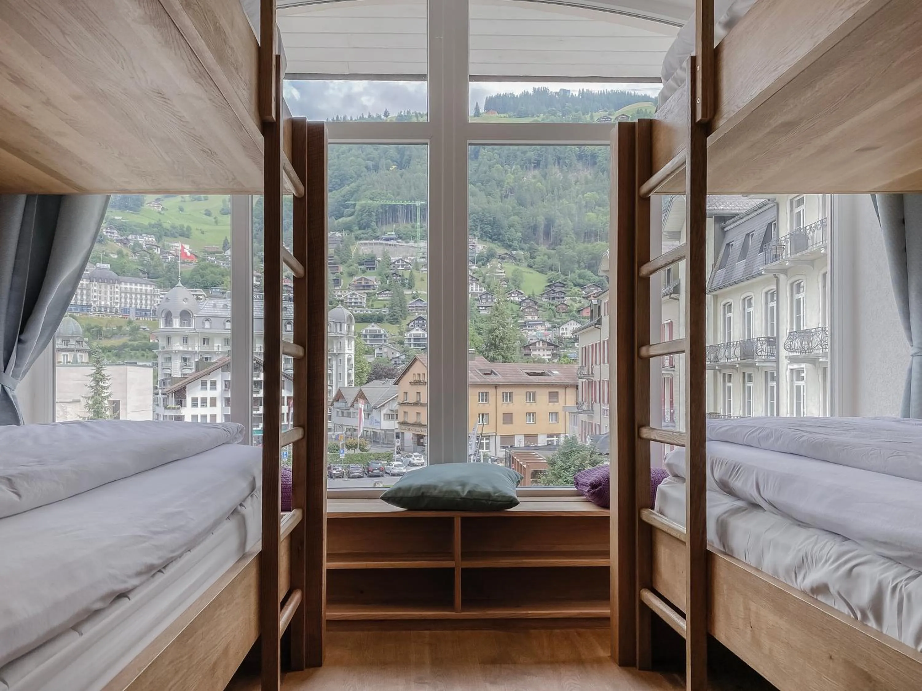 View (from property/room), Bed in GRAND your home with common kitchens with self check-in