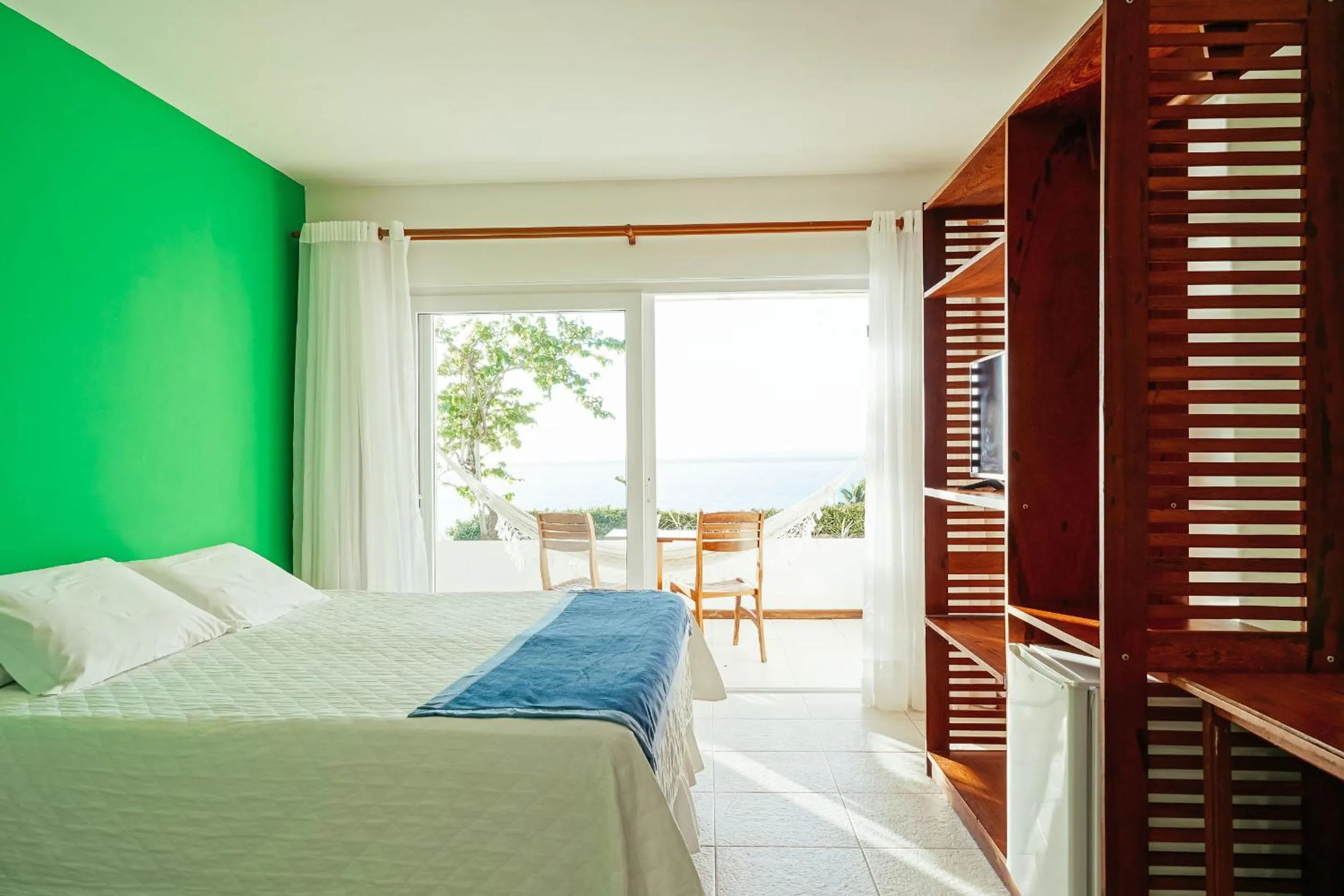 Bed in Pousada Natureza