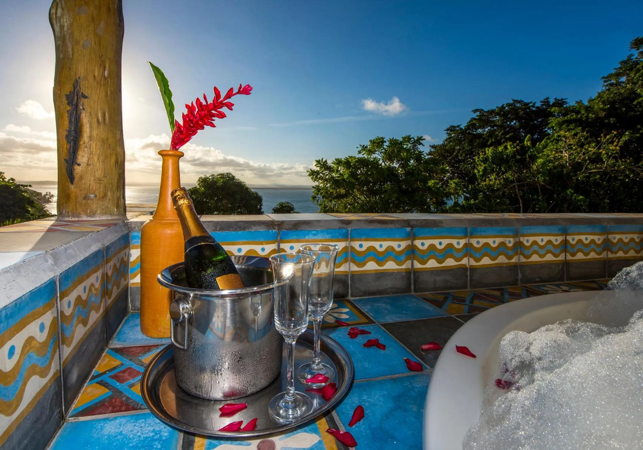 Balcony/Terrace in Pousada Natureza
