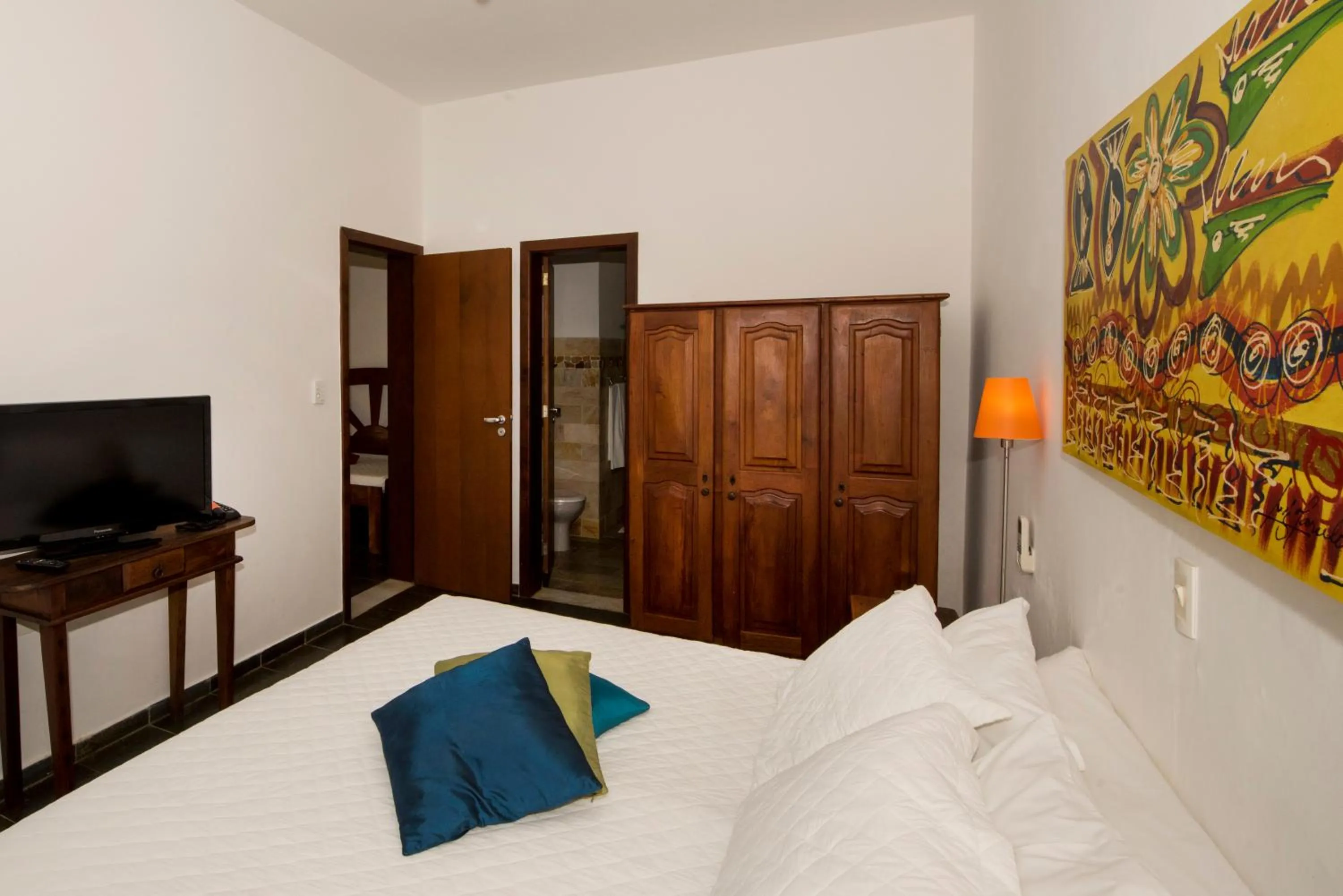 Bed in Pousada Natureza