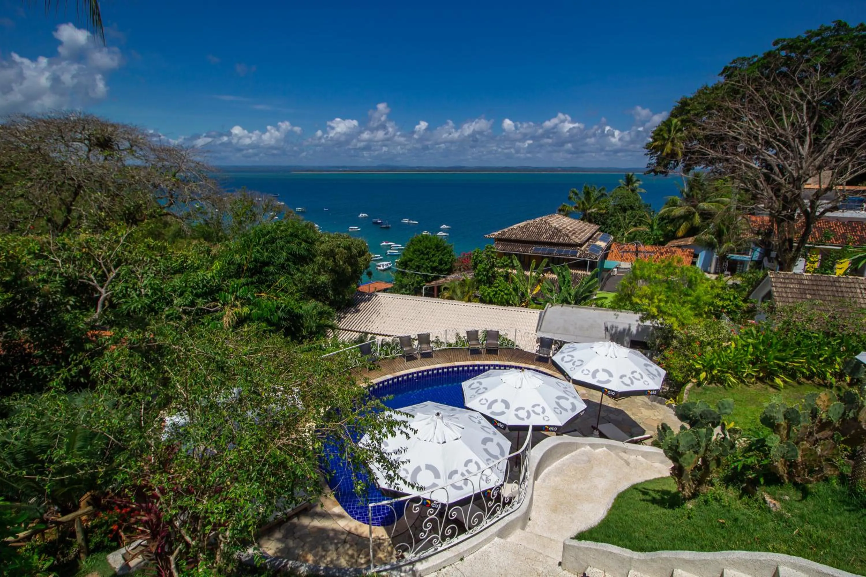 Garden view in Pousada Natureza