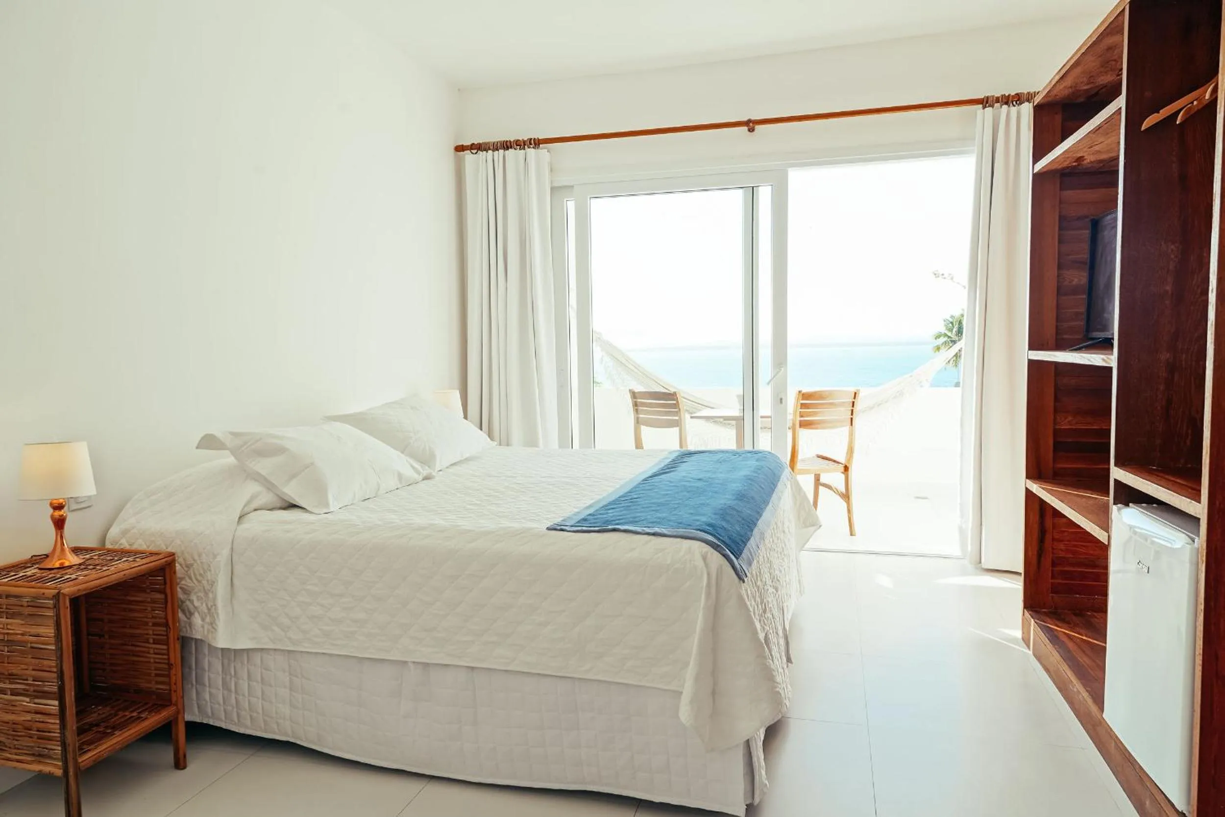 Bed in Pousada Natureza