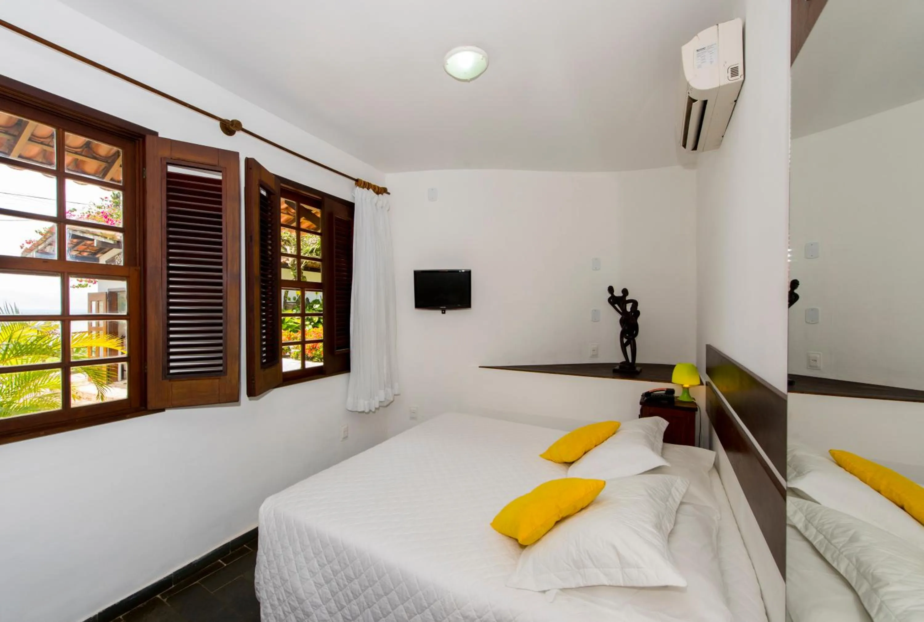 Bed in Pousada Natureza