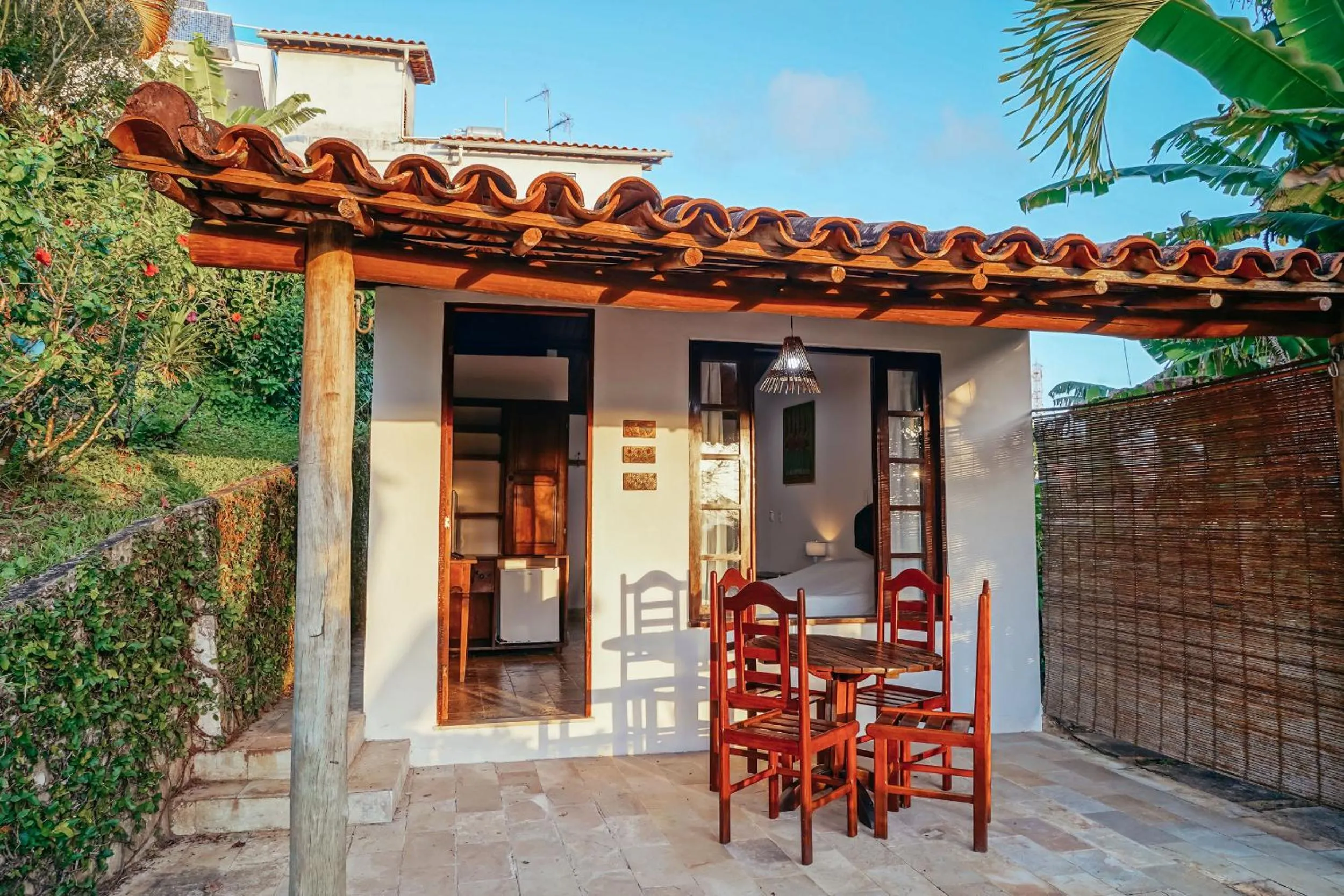 Balcony/Terrace in Pousada Natureza