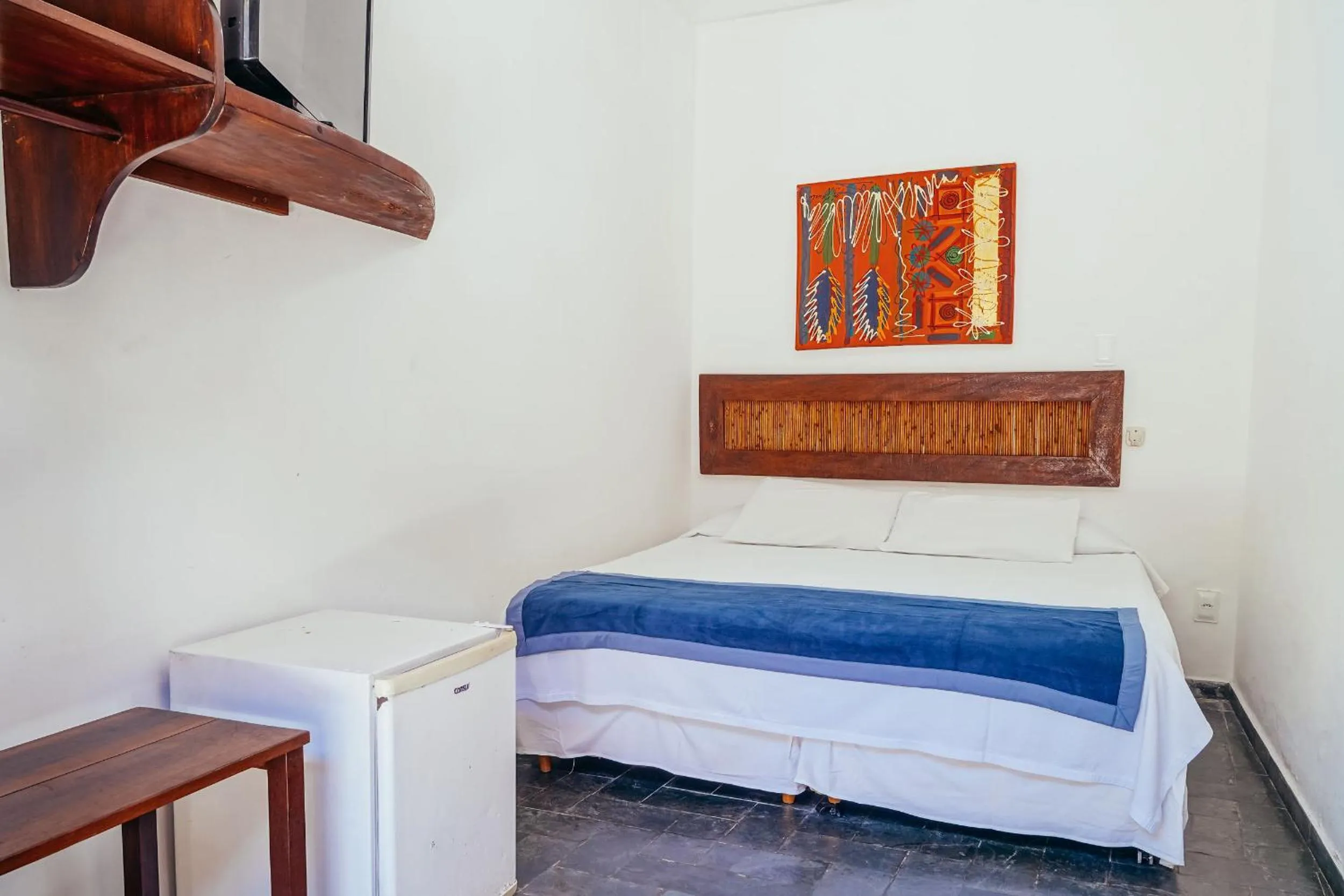 Bed in Pousada Natureza