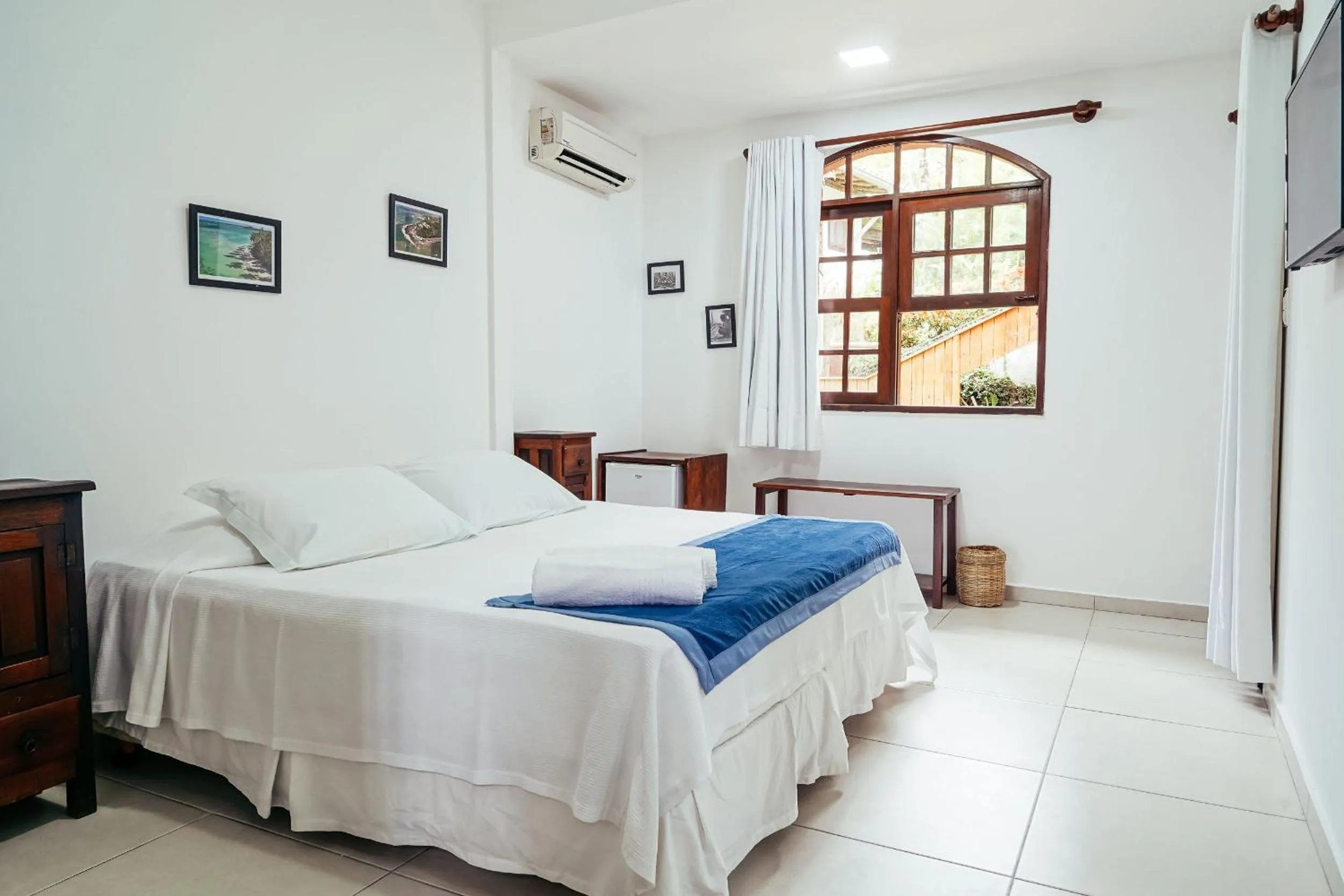 Bed in Pousada Natureza