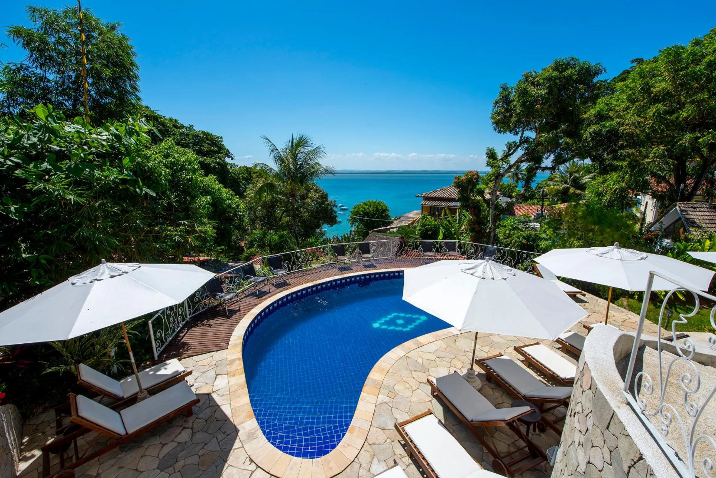 Sea view in Pousada Natureza