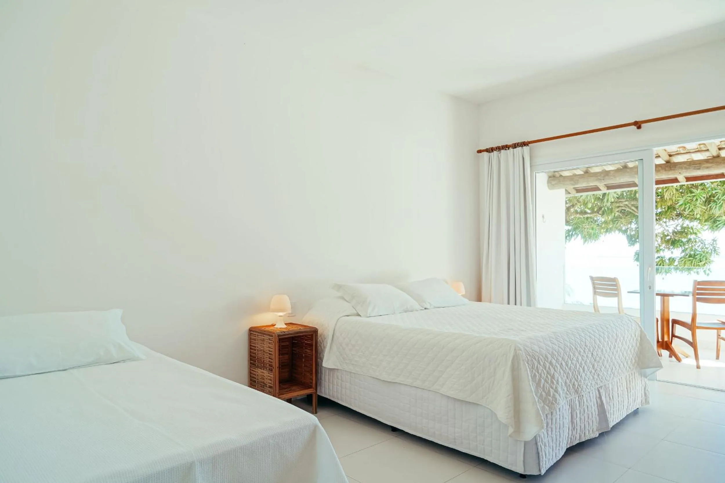 Bed in Pousada Natureza