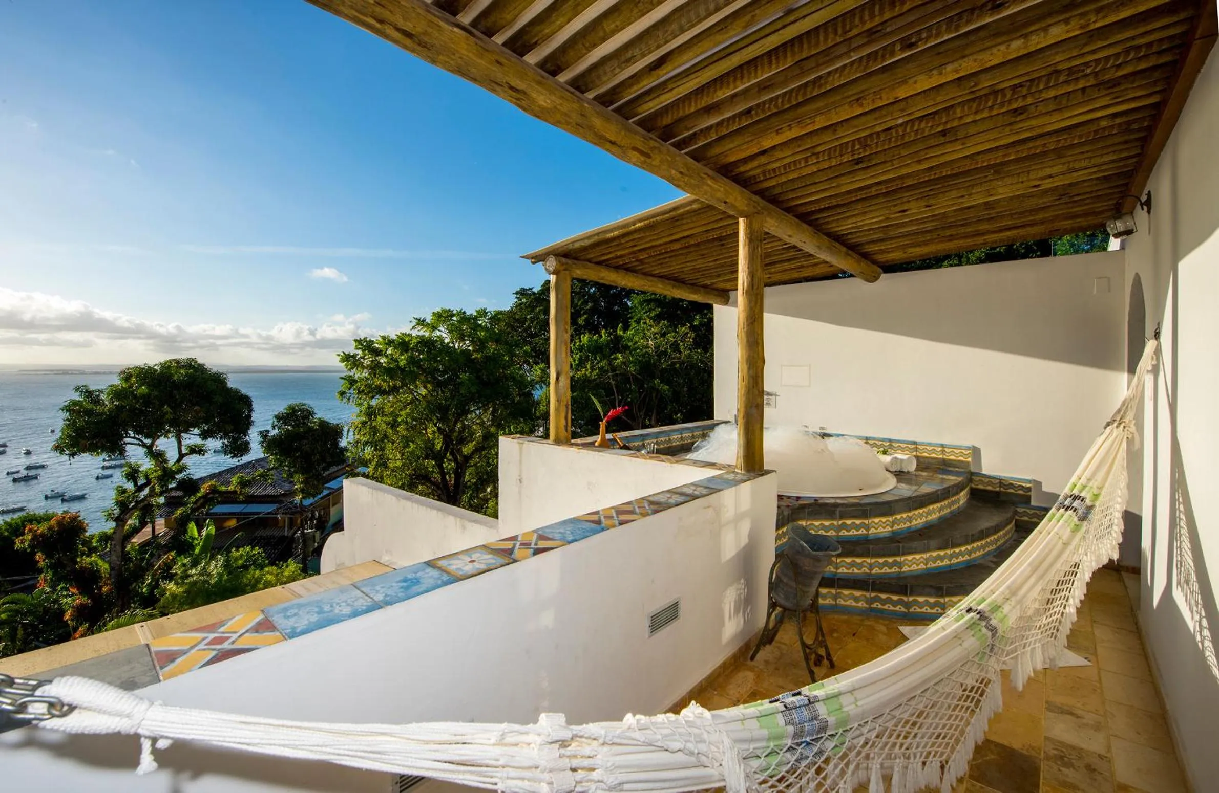 Balcony/Terrace in Pousada Natureza