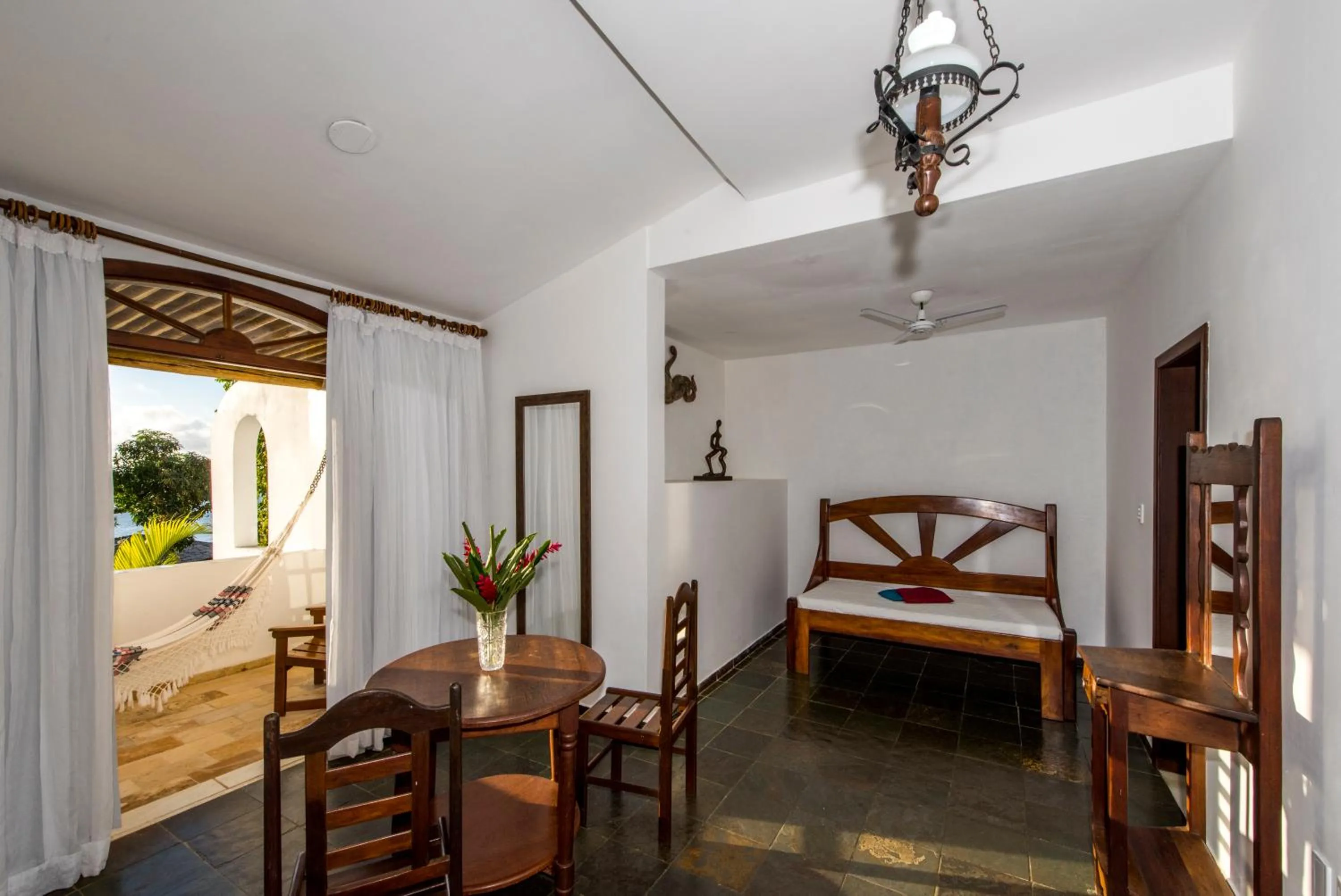 Bed in Pousada Natureza