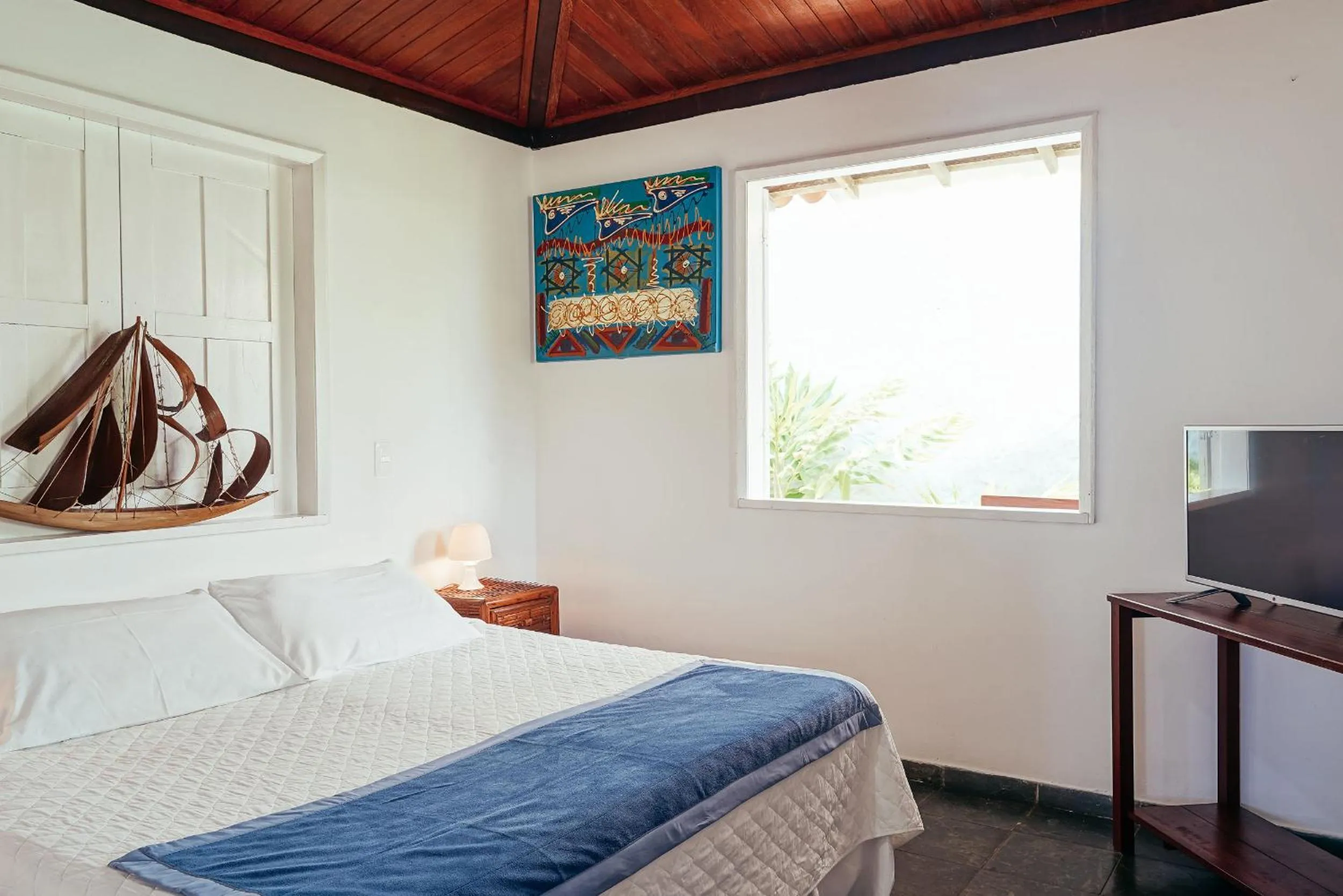 Photo of the whole room, Bed in Pousada Natureza