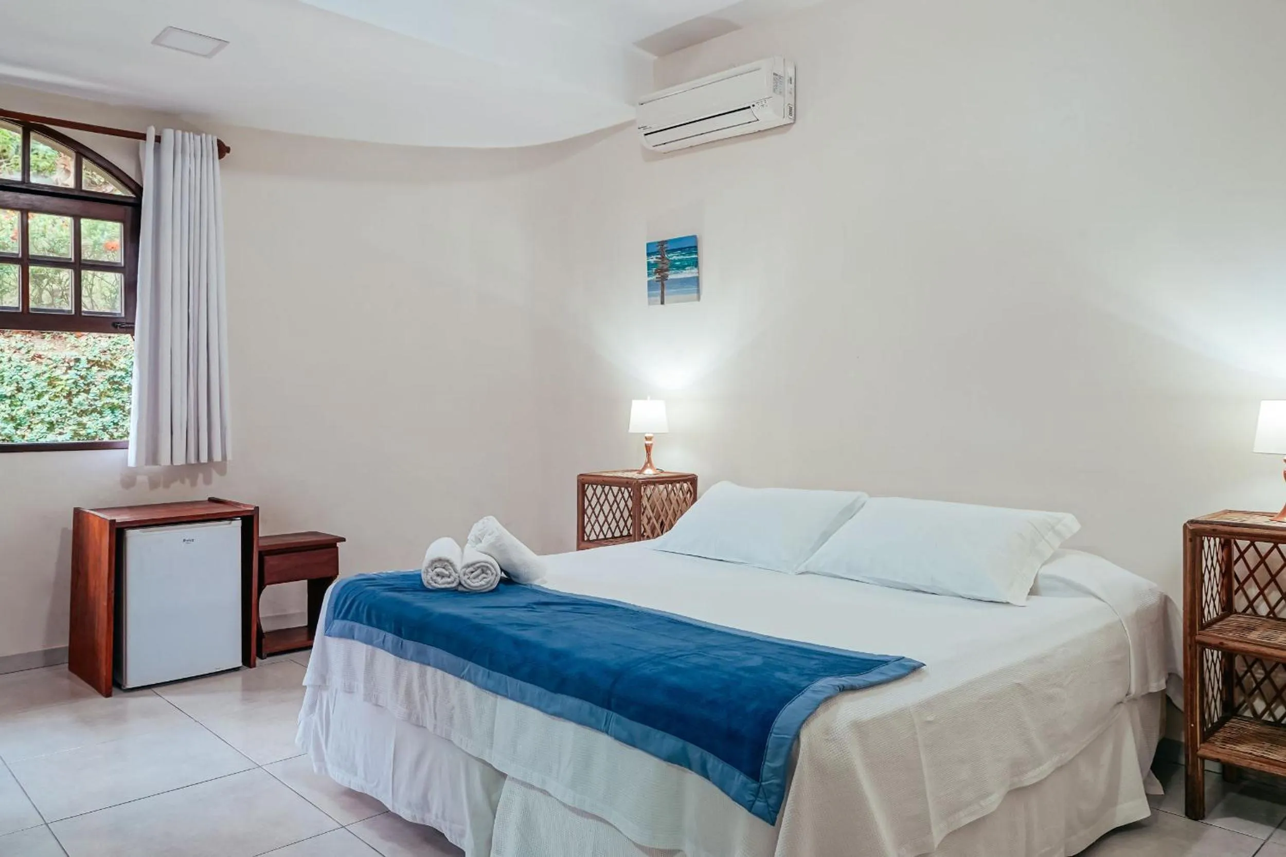 Bed in Pousada Natureza