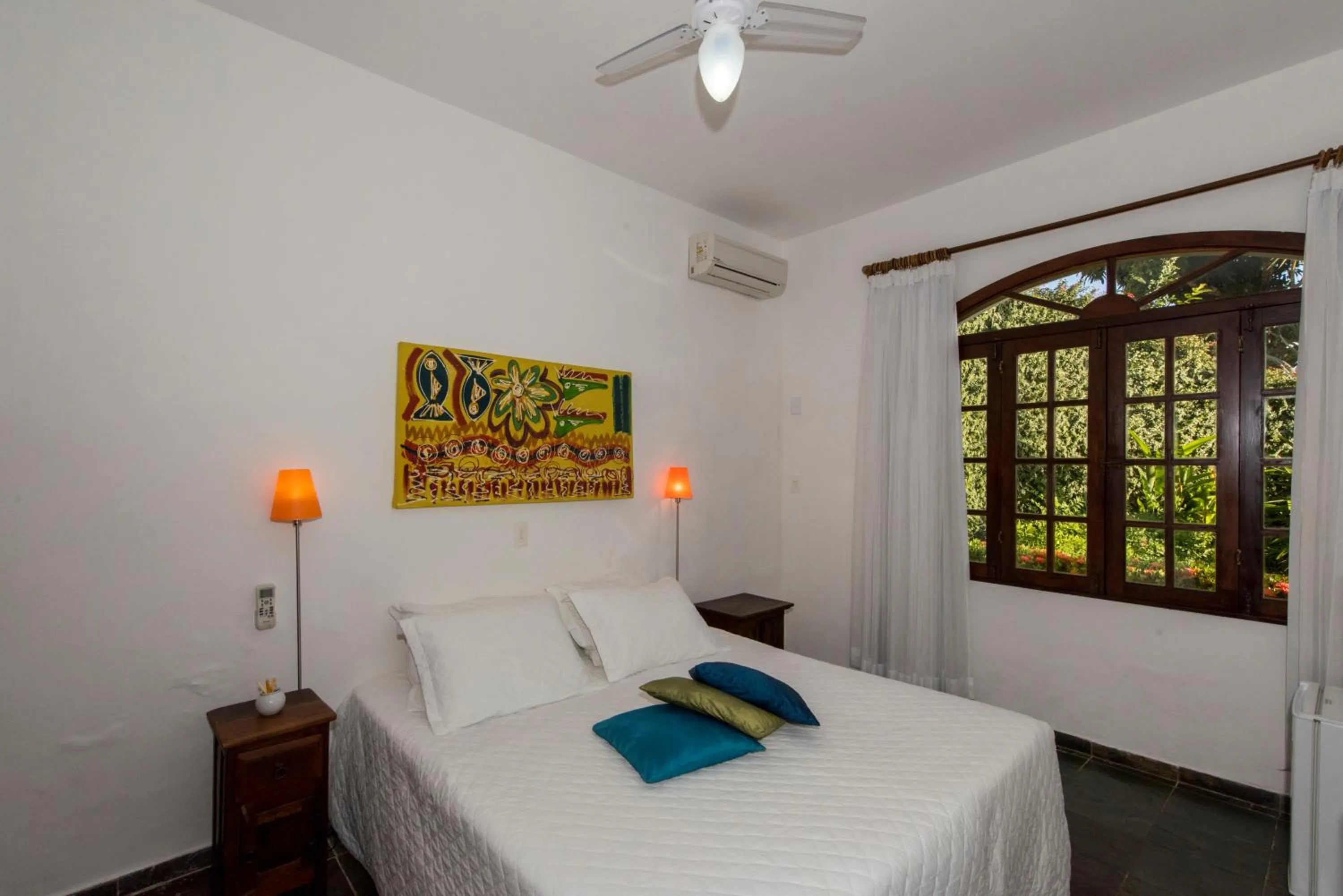 Bed in Pousada Natureza