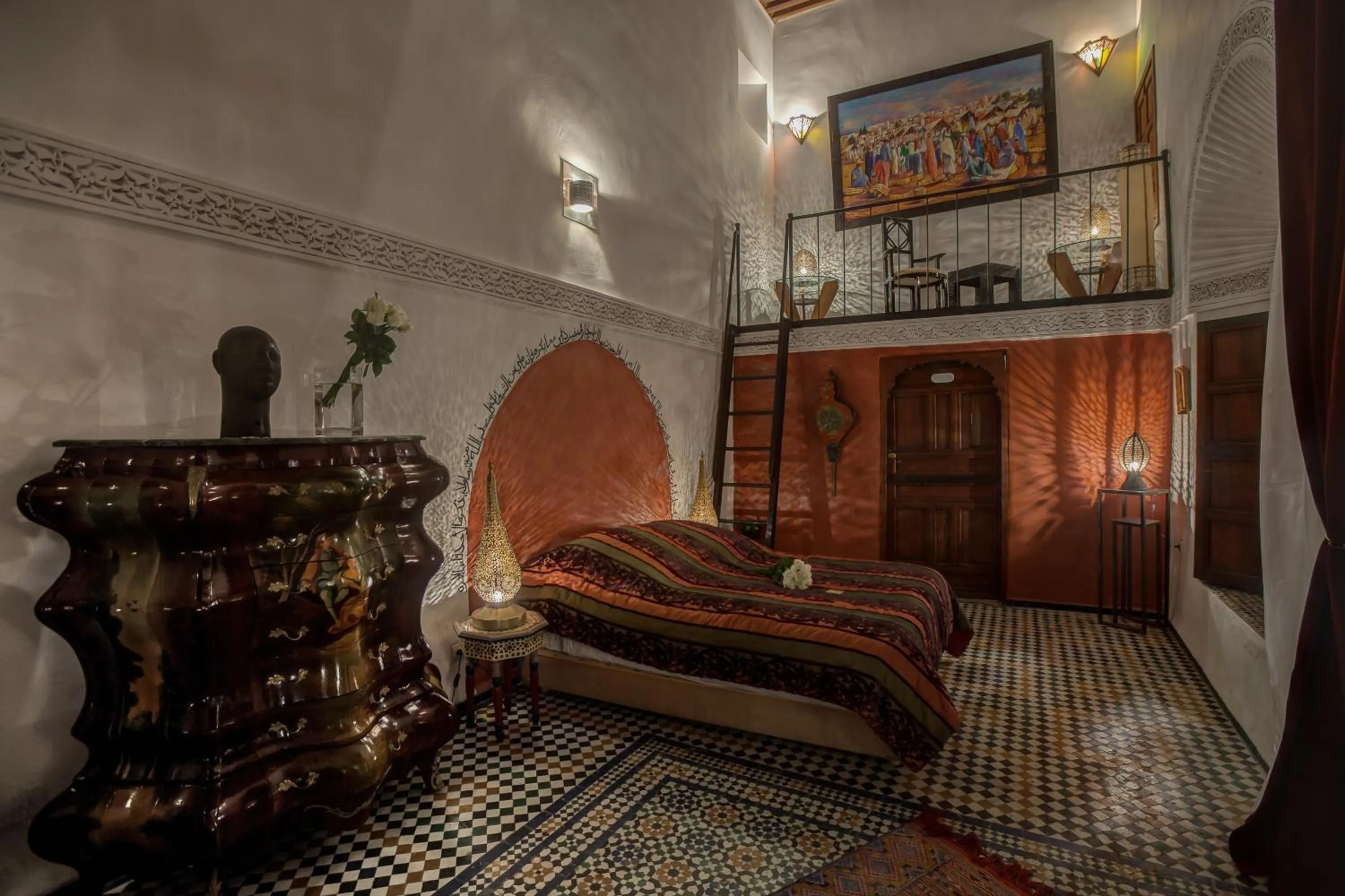 Photo of the whole room, Bed in Riad Almaz